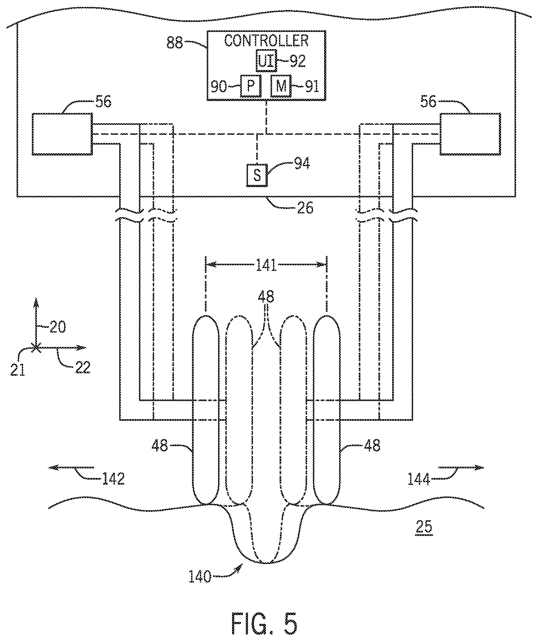 Patent US11770988 Figure 5 – Adjustable closing system for an agricultural implement
