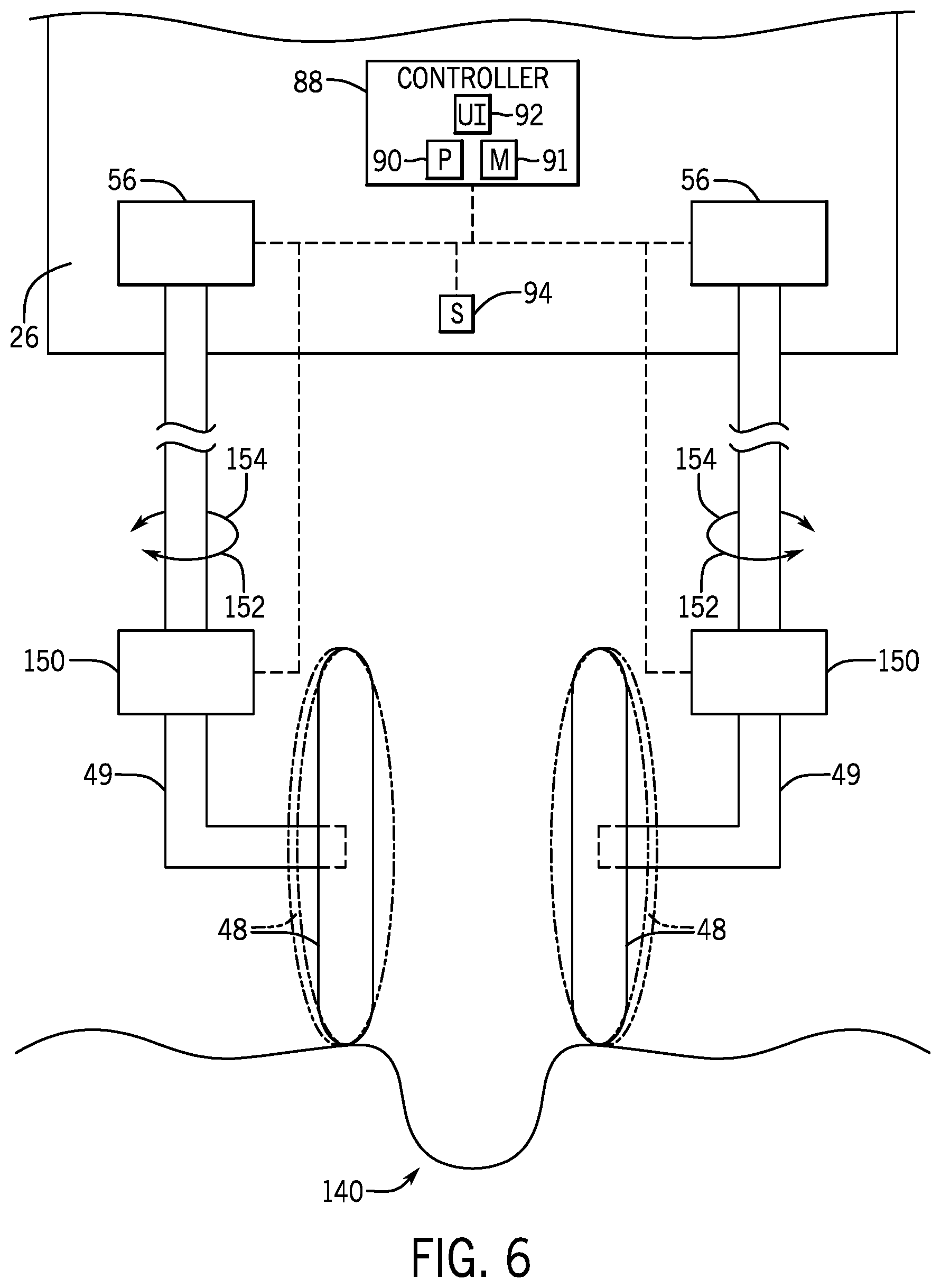 Patent US11770988 Figure 6 – Adjustable closing system for an agricultural implement