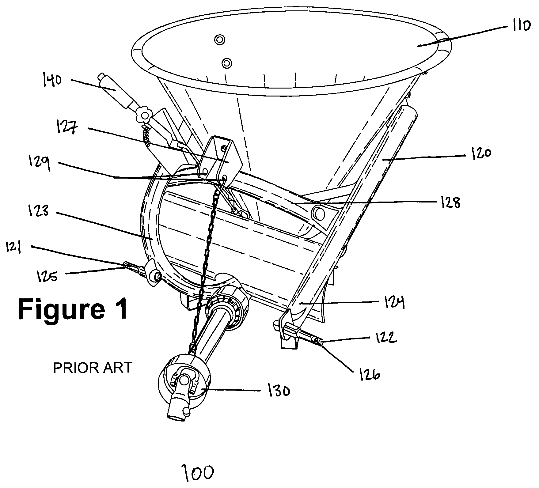Patent US11770990 Figure 1 – Apparatus for combining planting implements