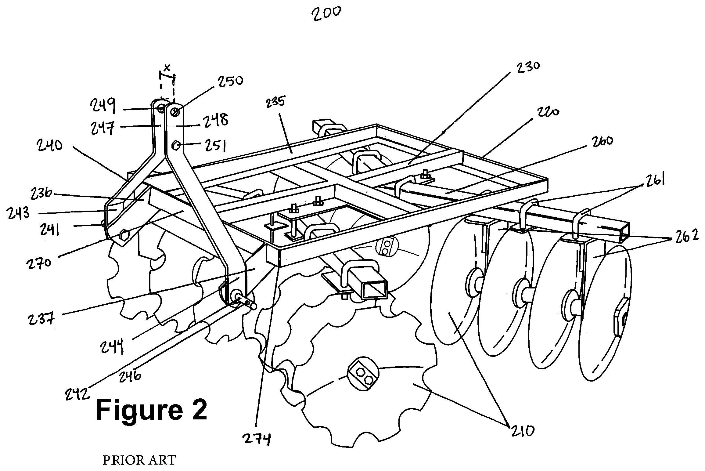 Patent US11770990 Figure 2 – Apparatus for combining planting implements