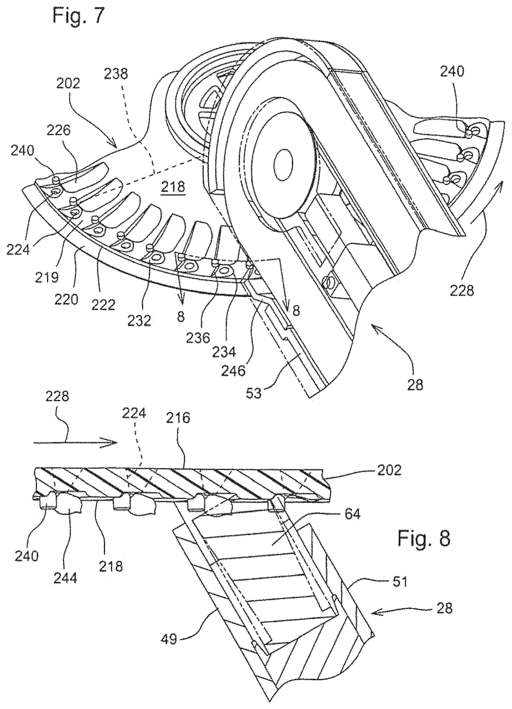 Patent US11770994 Figure 7 – Seeding machine with seed delivery system