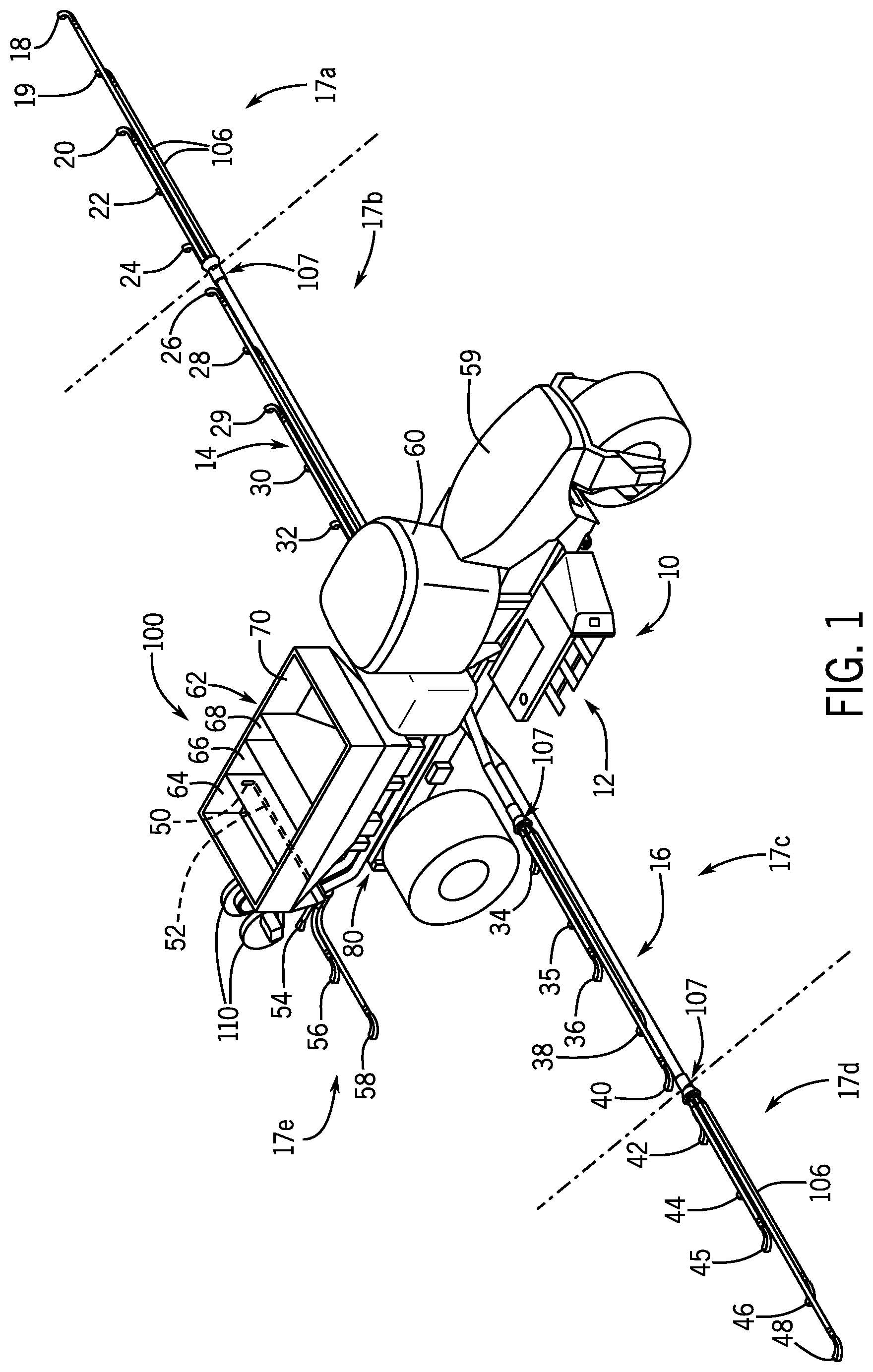 Patent US11770996 Figure 1 – Housing for a modular meter assembly of a dry product applicator