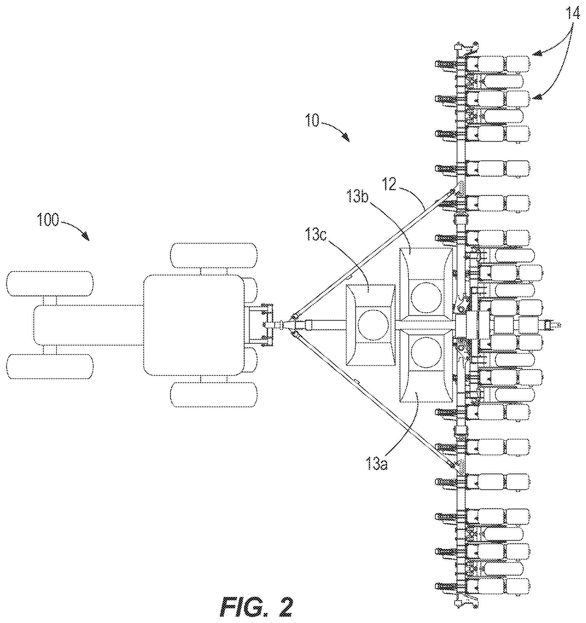 Patent US11770997 Figure 2 – Row unit for a seeding machine with pneumatic seed loading
