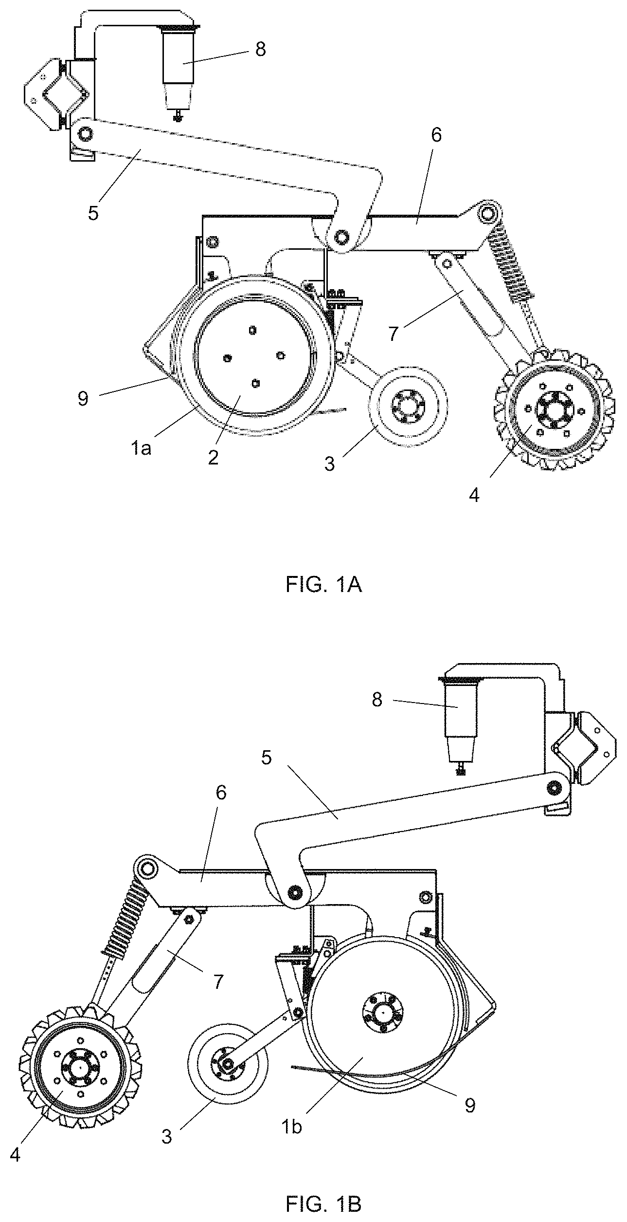 Patent US11770998 Figure 1 – Seeding assembly for seeding machine