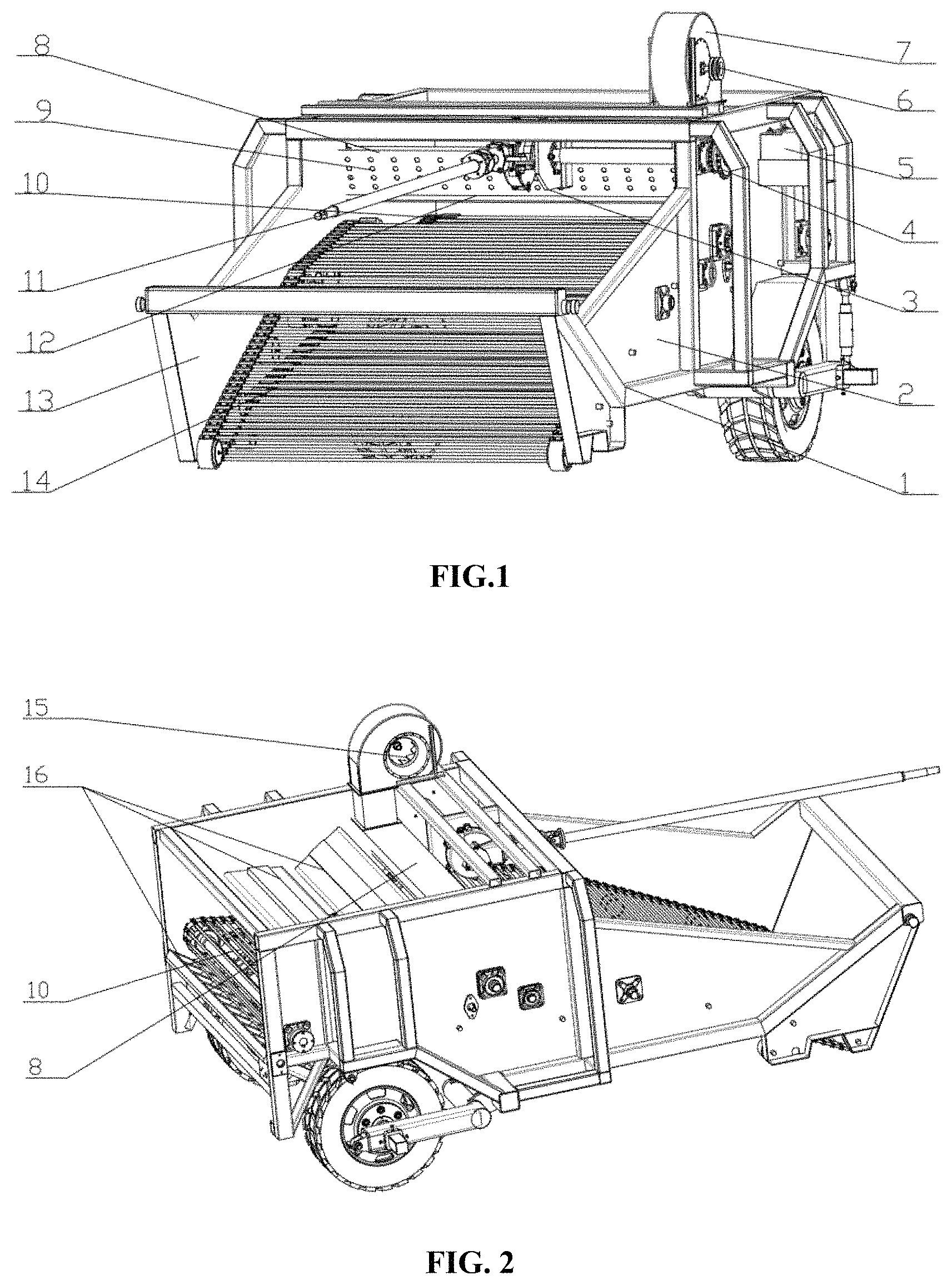 Patent US11770999 Figure 1 – Ultraviolet device used for potato peel ripening
