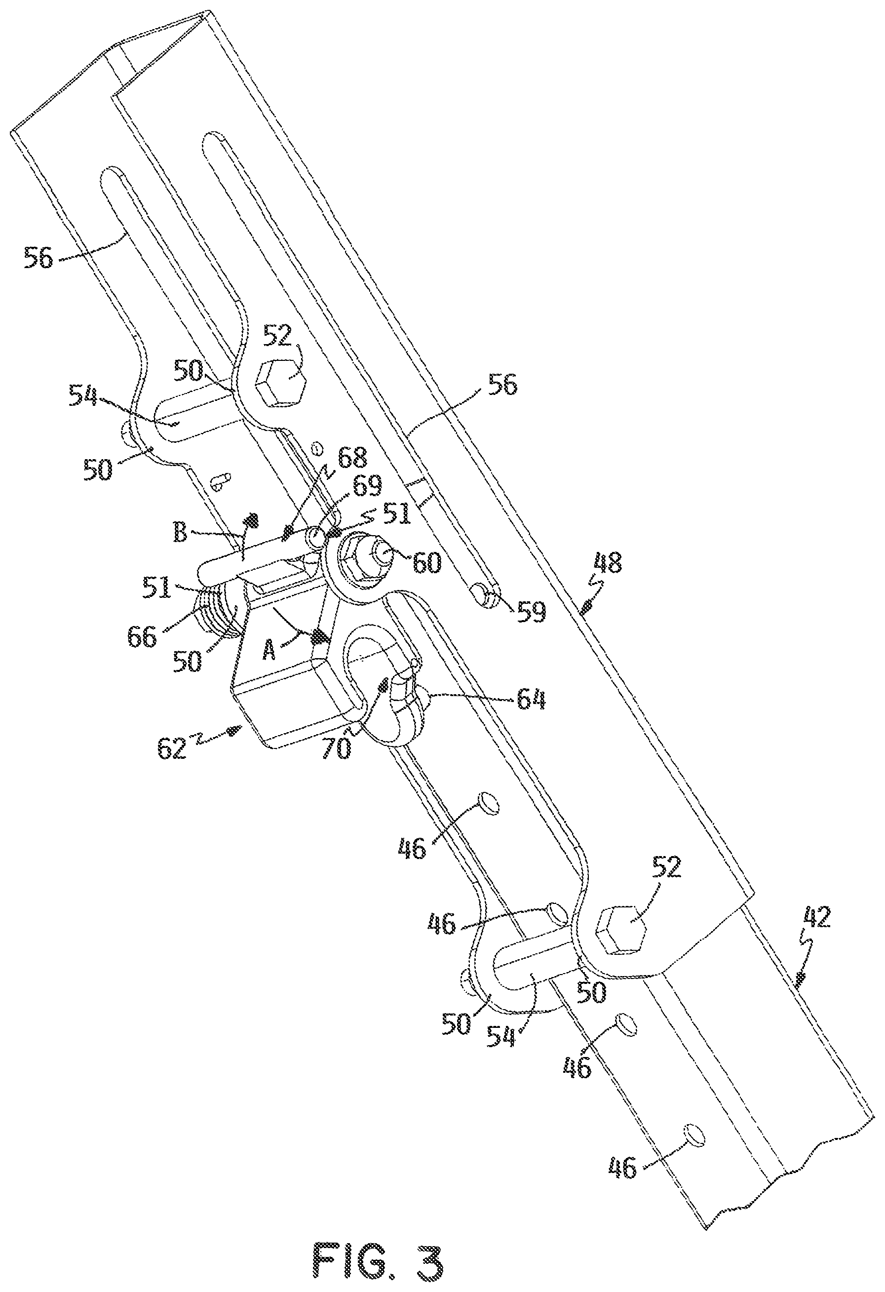 Patent US11771000 Figure 3 – Walk reel mower with common mount