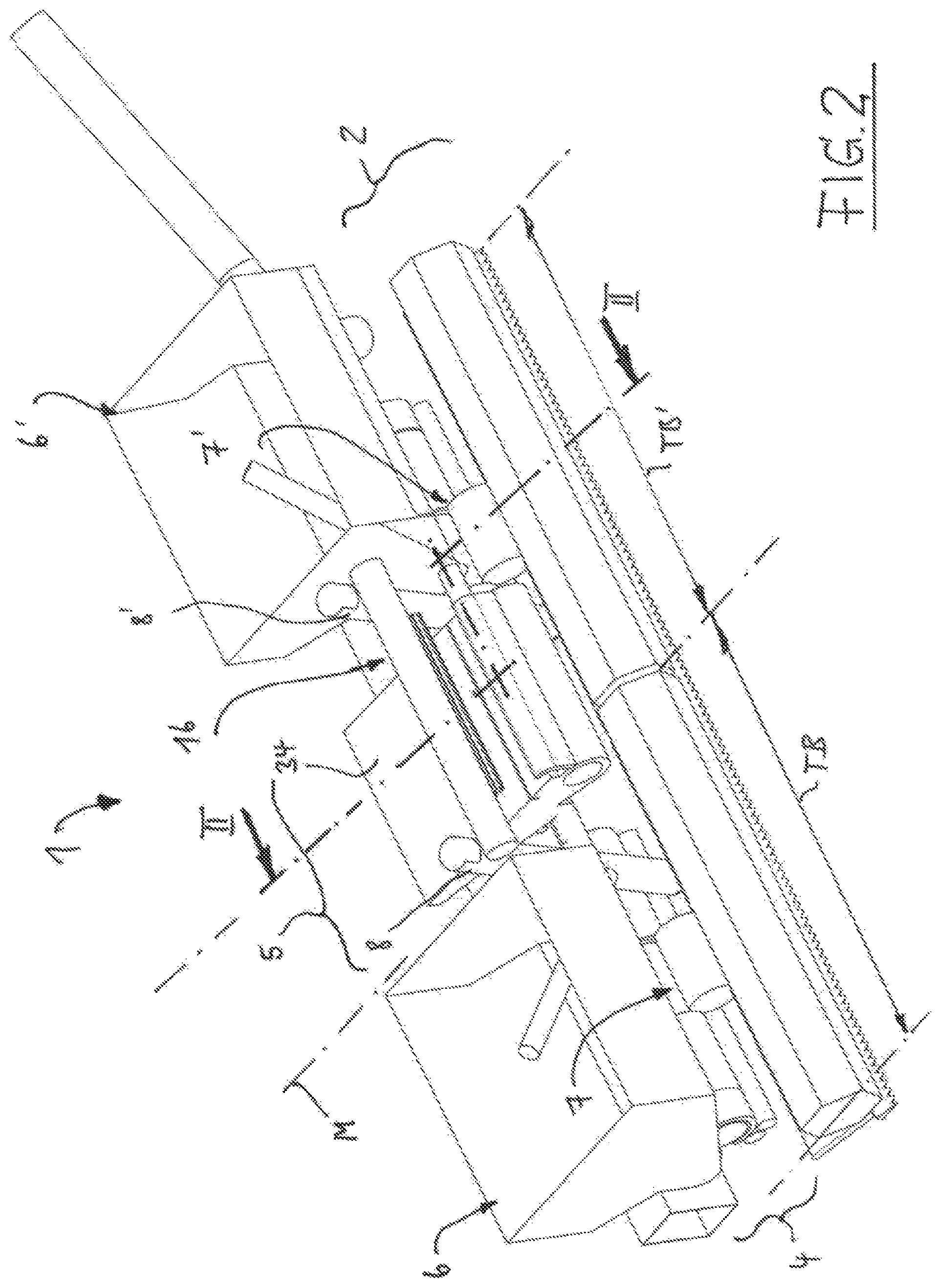 Patent US11771001 Figure 2 – Method for harvesting grain crops, and apparatus, provided therefor, for a harvester