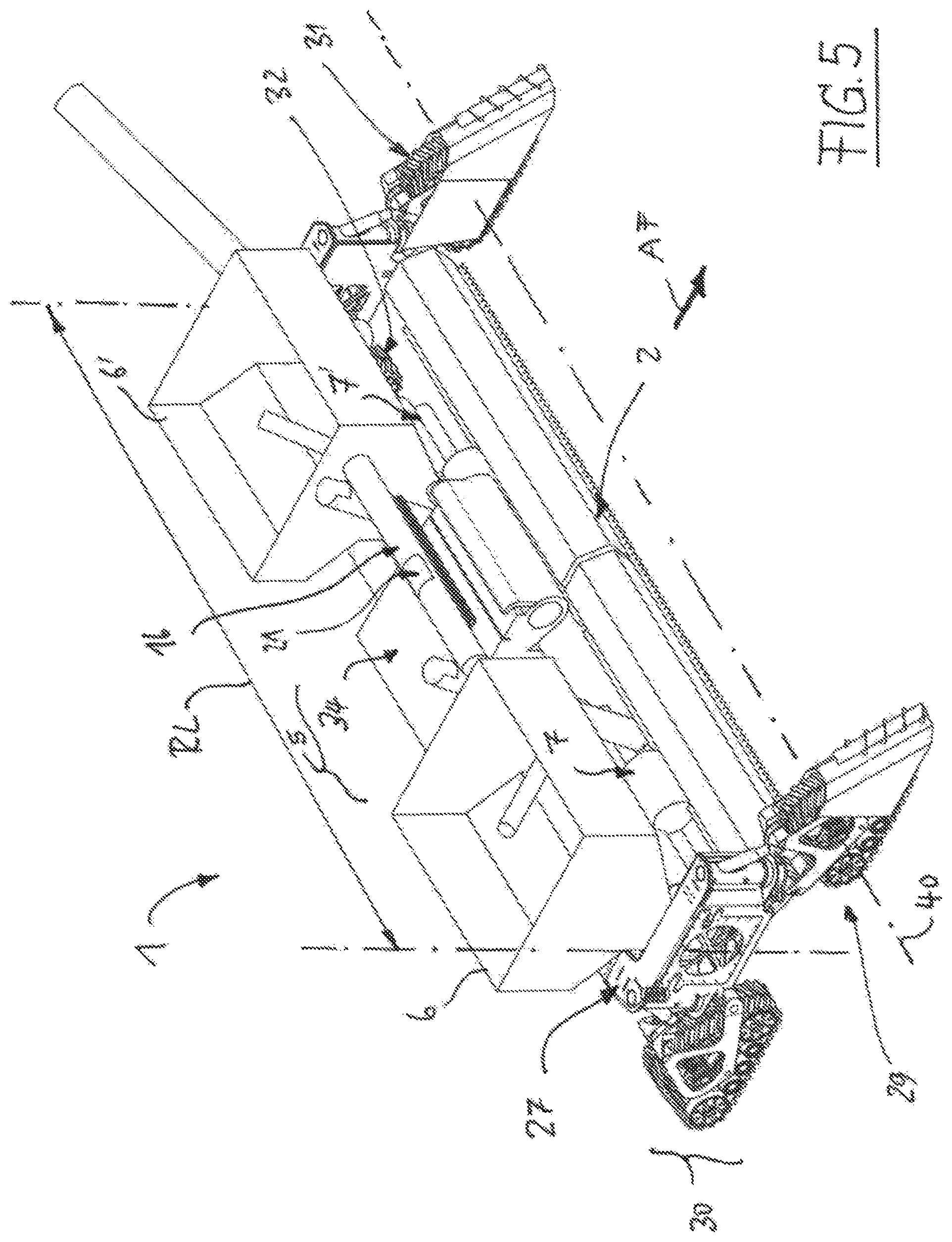 Patent US11771001 Figure 5 – Method for harvesting grain crops, and apparatus, provided therefor, for a harvester