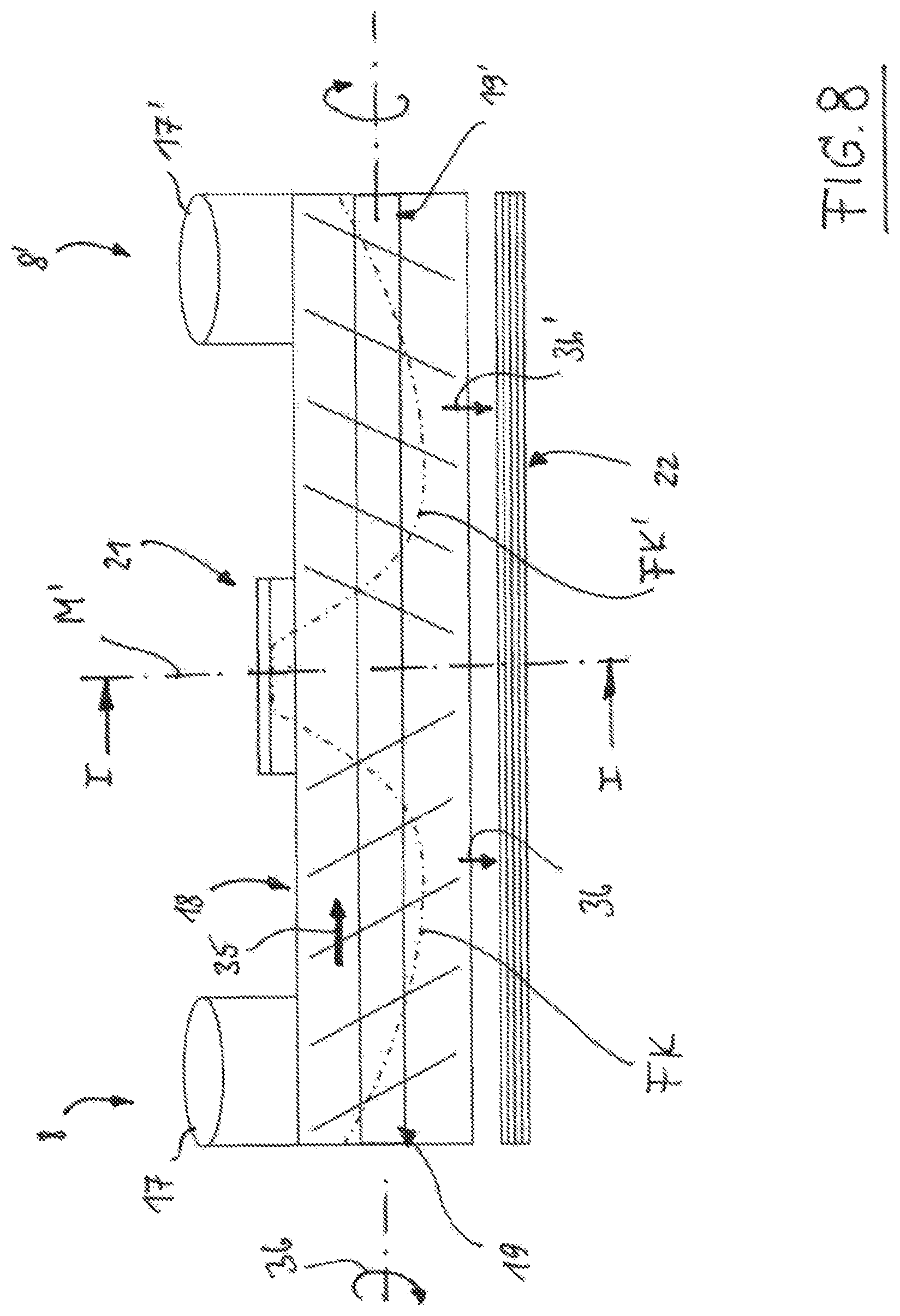 Patent US11771001 Figure 8 – Method for harvesting grain crops, and apparatus, provided therefor, for a harvester