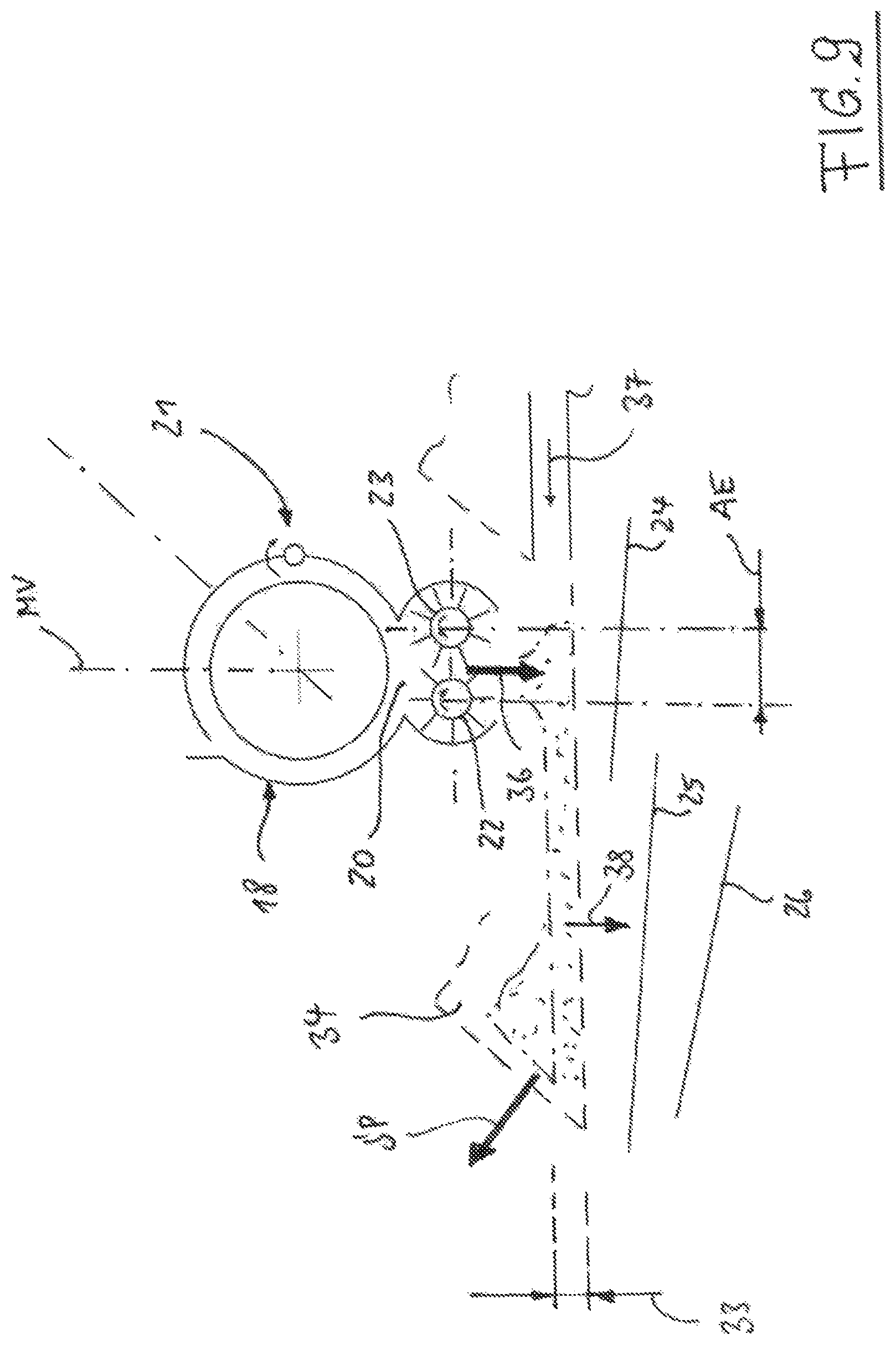 Patent US11771001 Figure 9 – Method for harvesting grain crops, and apparatus, provided therefor, for a harvester
