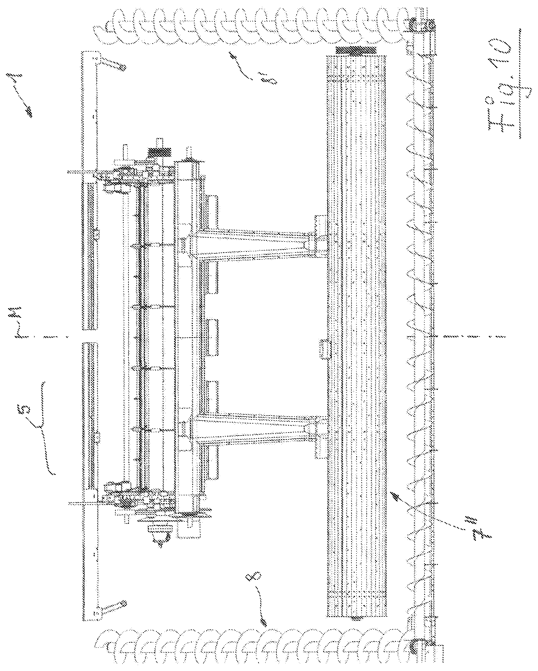 Patent US11771001 Figure 10 – Method for harvesting grain crops, and apparatus, provided therefor, for a harvester