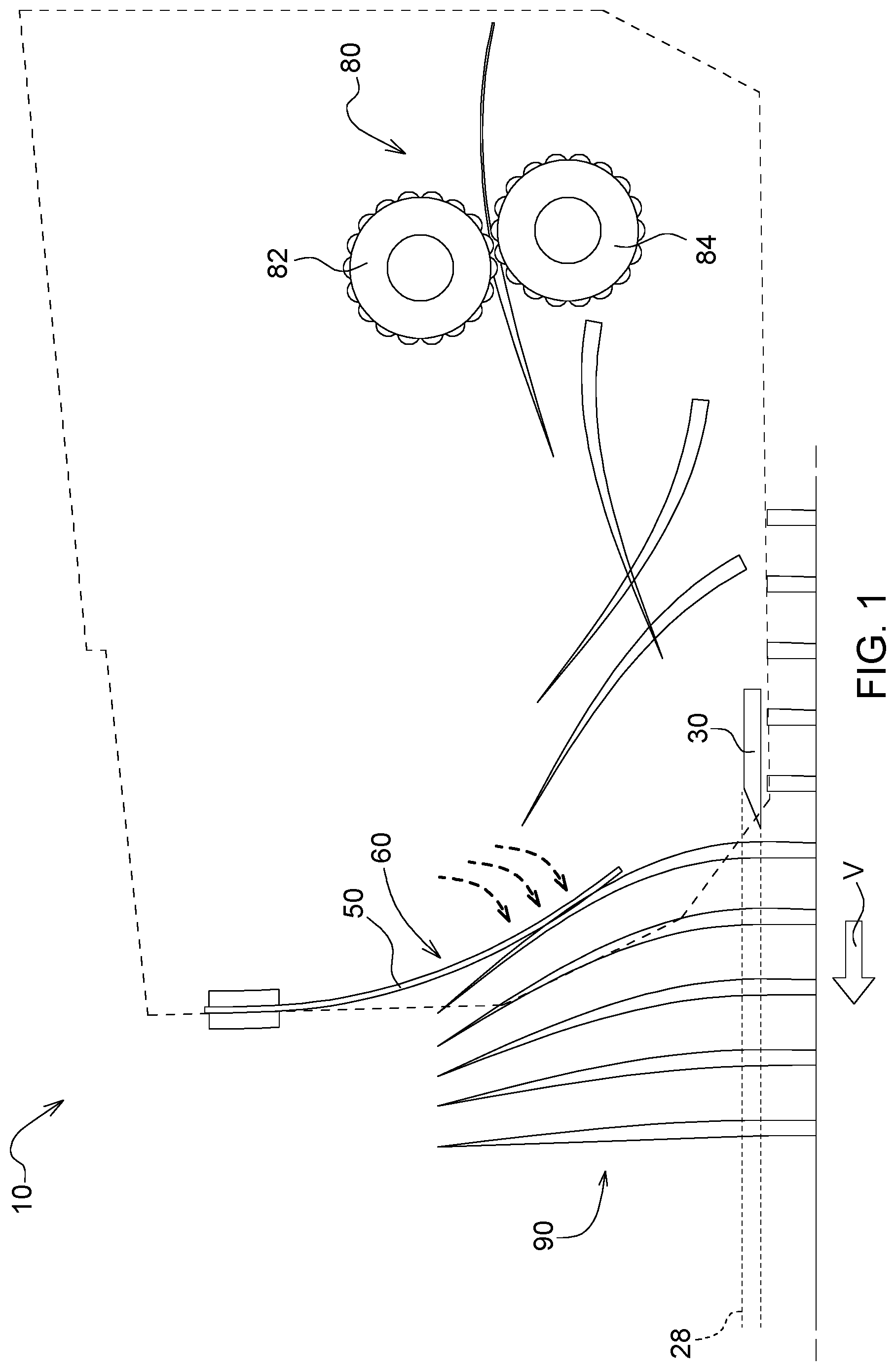 Patent US11771005 Figure 1 – Cutter implement with curtain