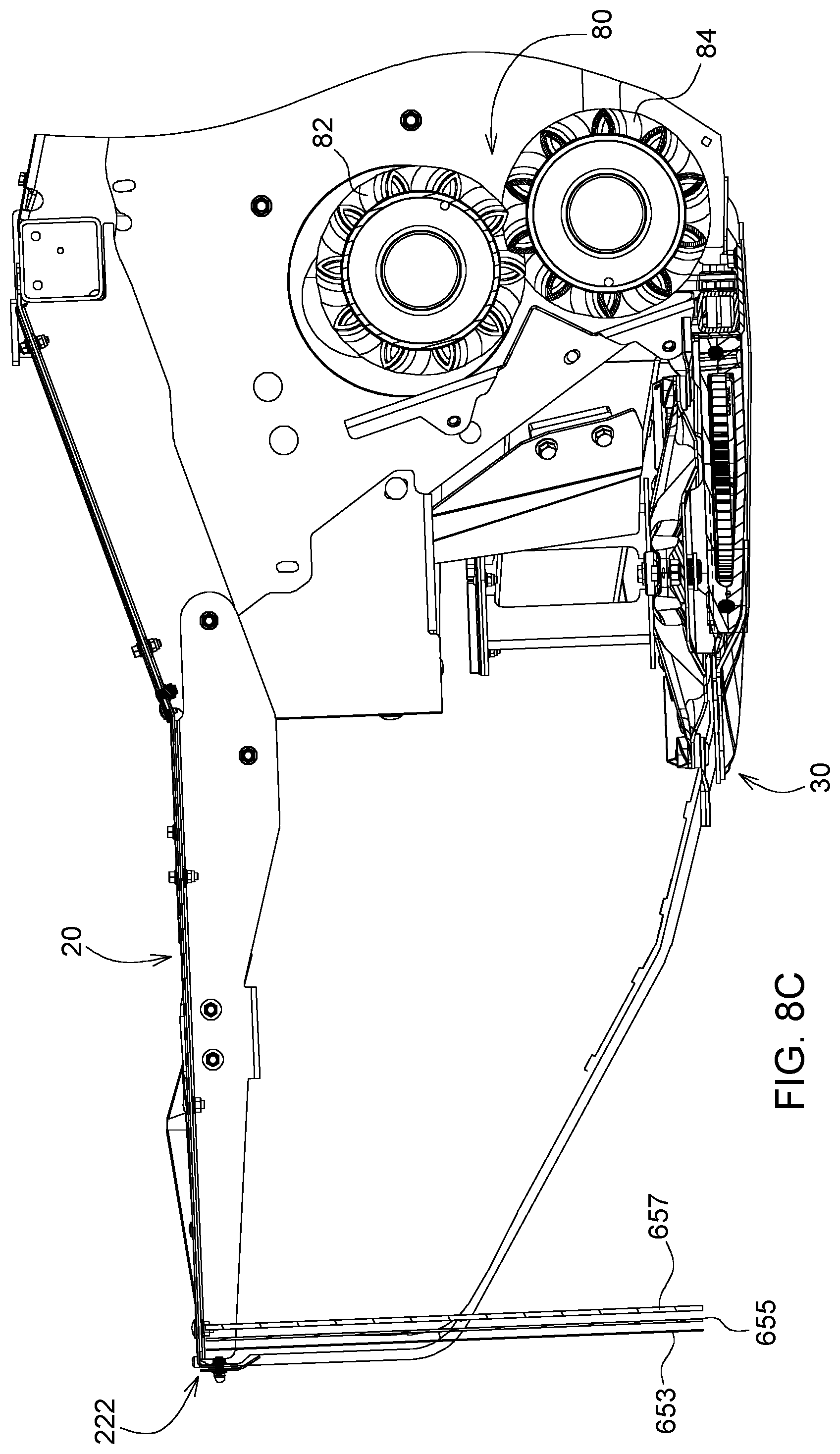Patent US11771005 Figure 8 – Cutter implement with curtain