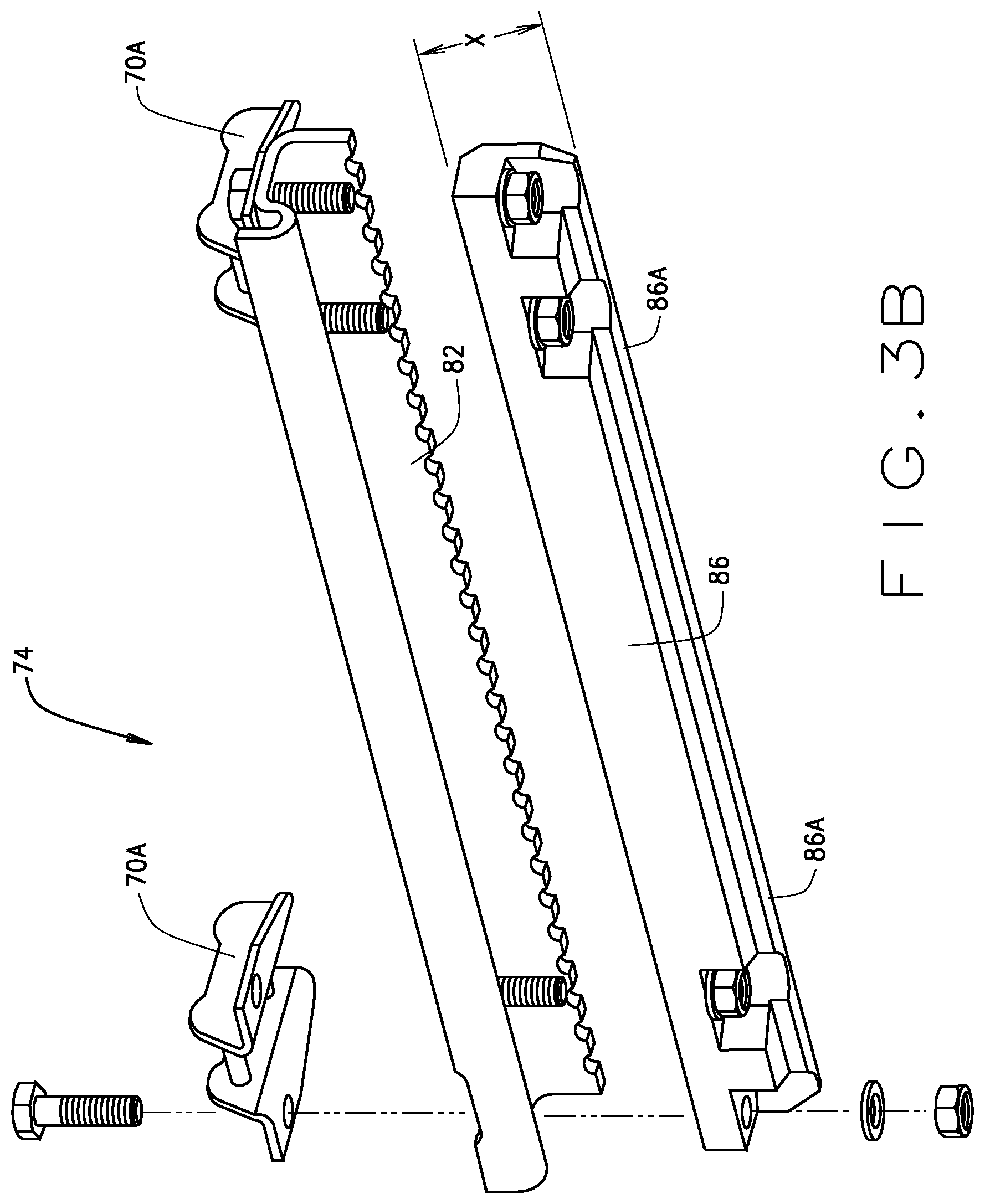 Patent US11771006 Figure 7 – Plant product harvesting machine feederhouse