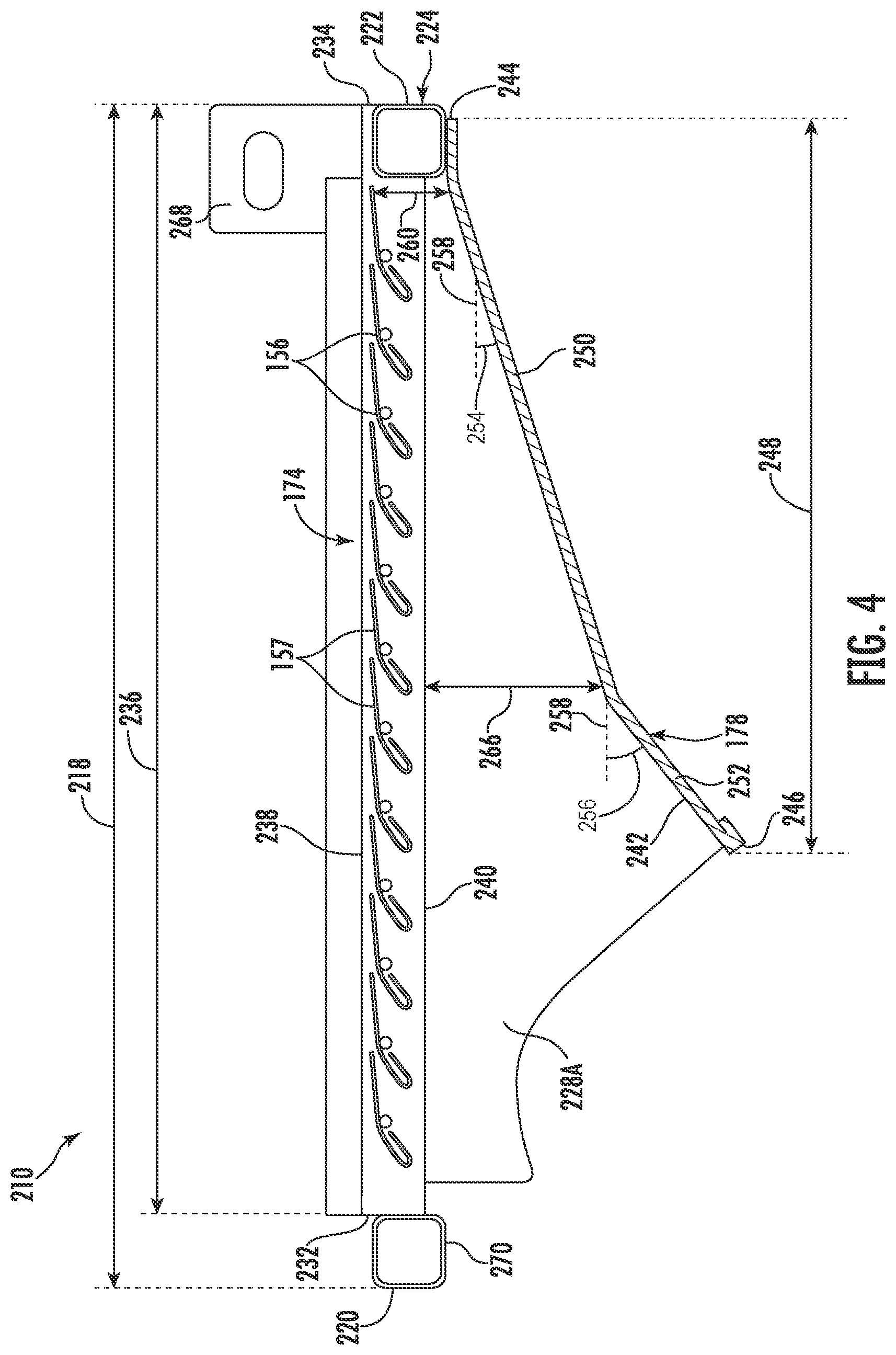 Patent US11771007 Figure 4 – Sieve assembly for a crop processing system of an agricultural harvester