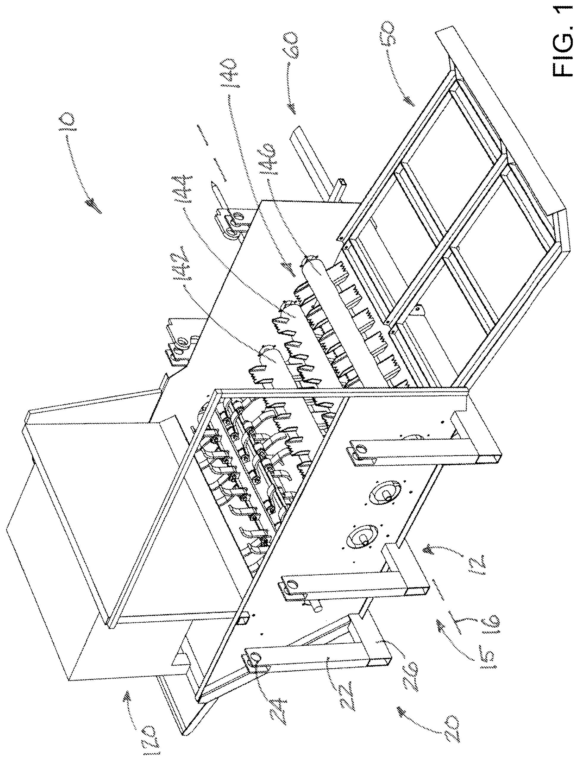Patent US11771012 Figure 1 – Bale processing system