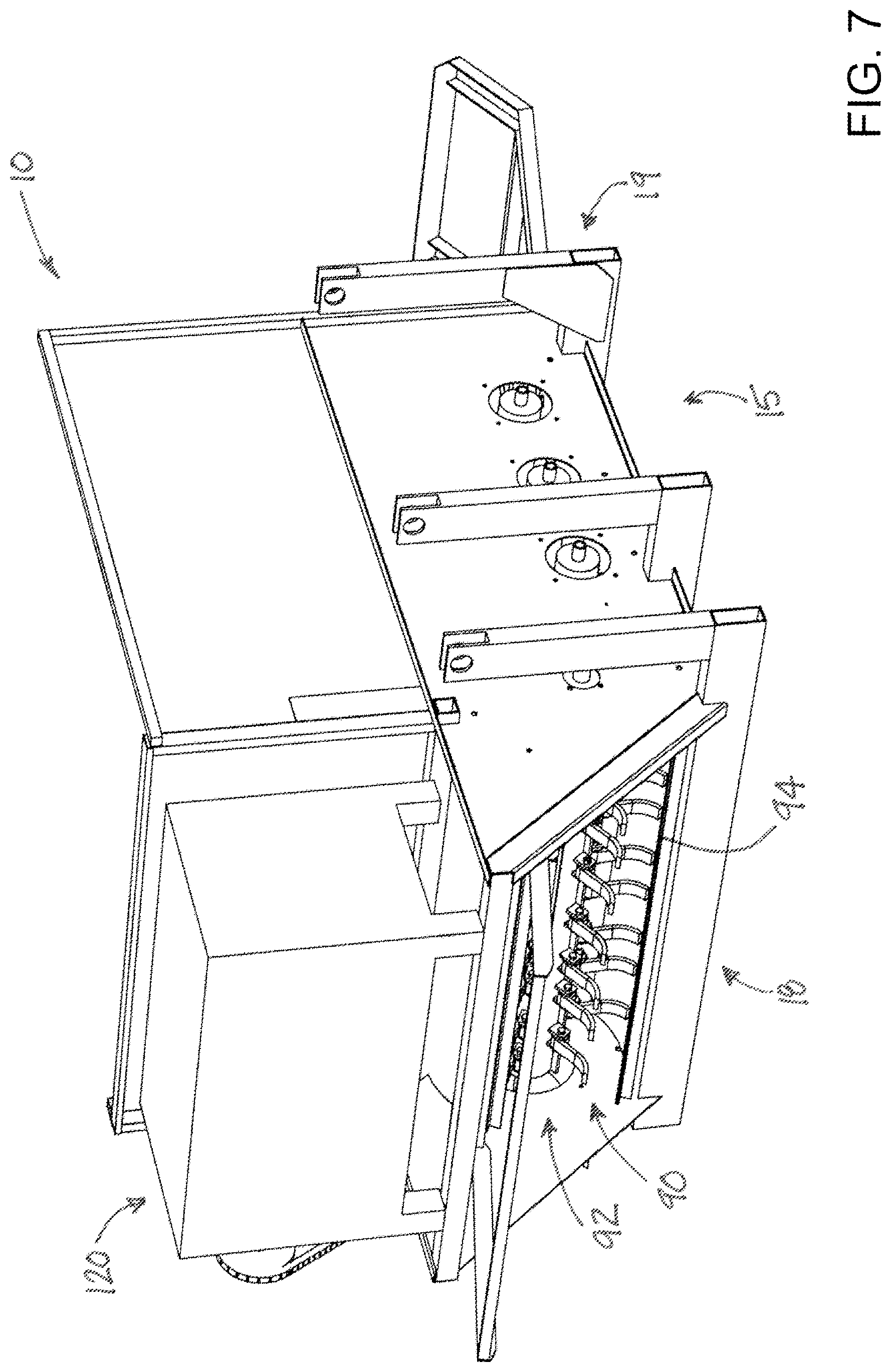 Patent US11771012 Figure 7 – Bale processing system