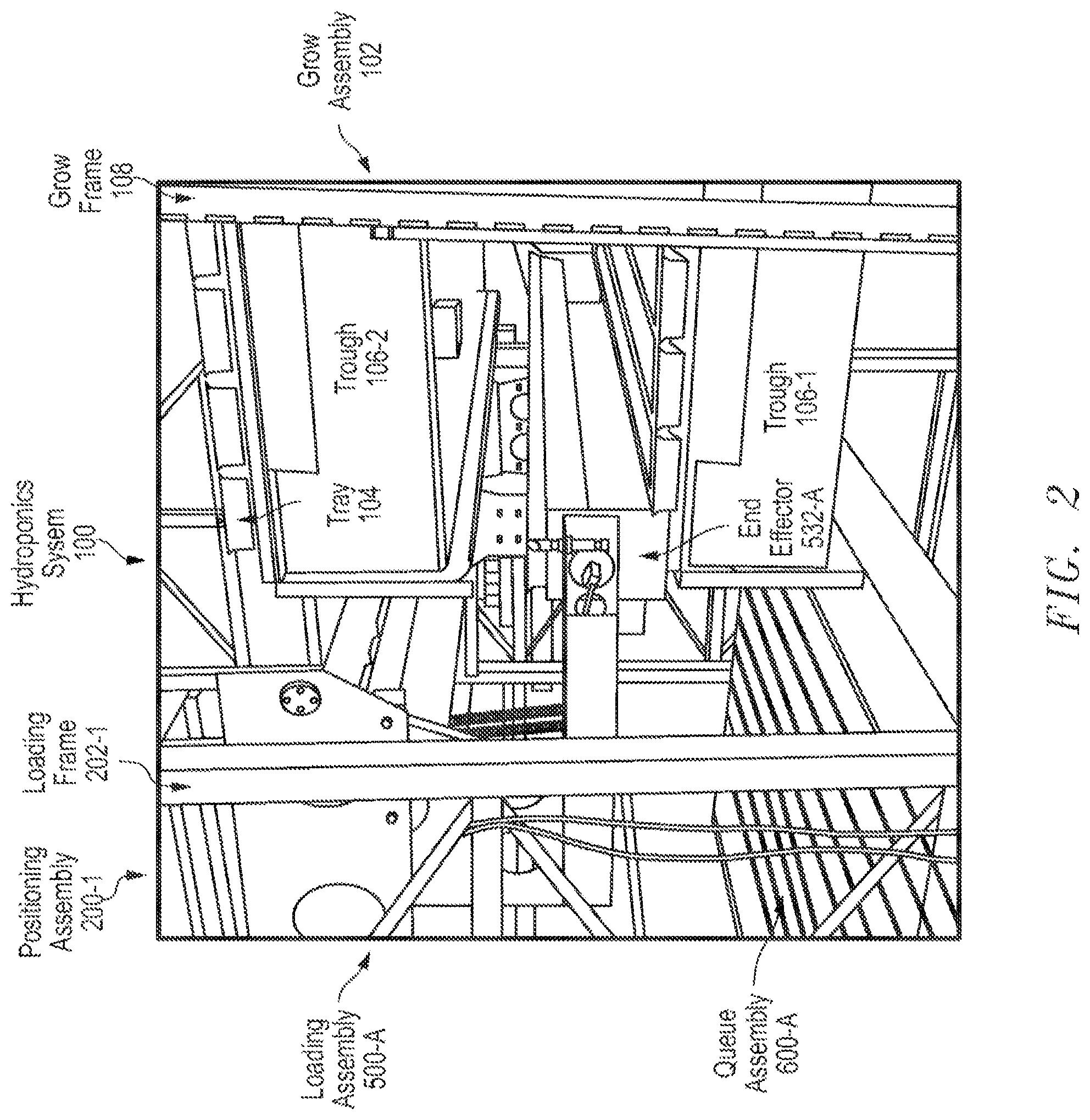 Patent US11771014 Figure 2 – Automated hydroponics system