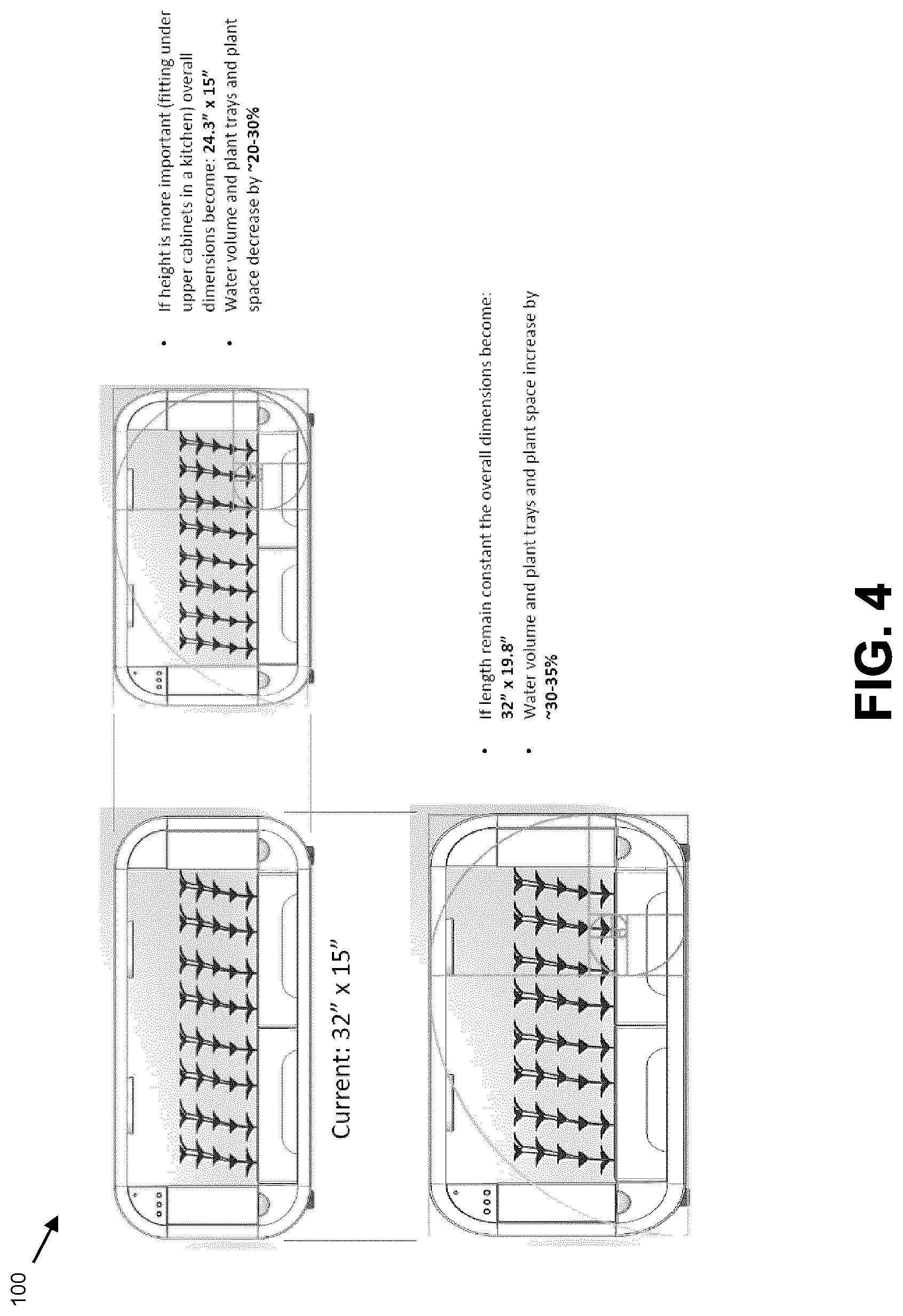 Patent US11771016 Figure 4 – System and method for growing plants and monitoring growth of plants