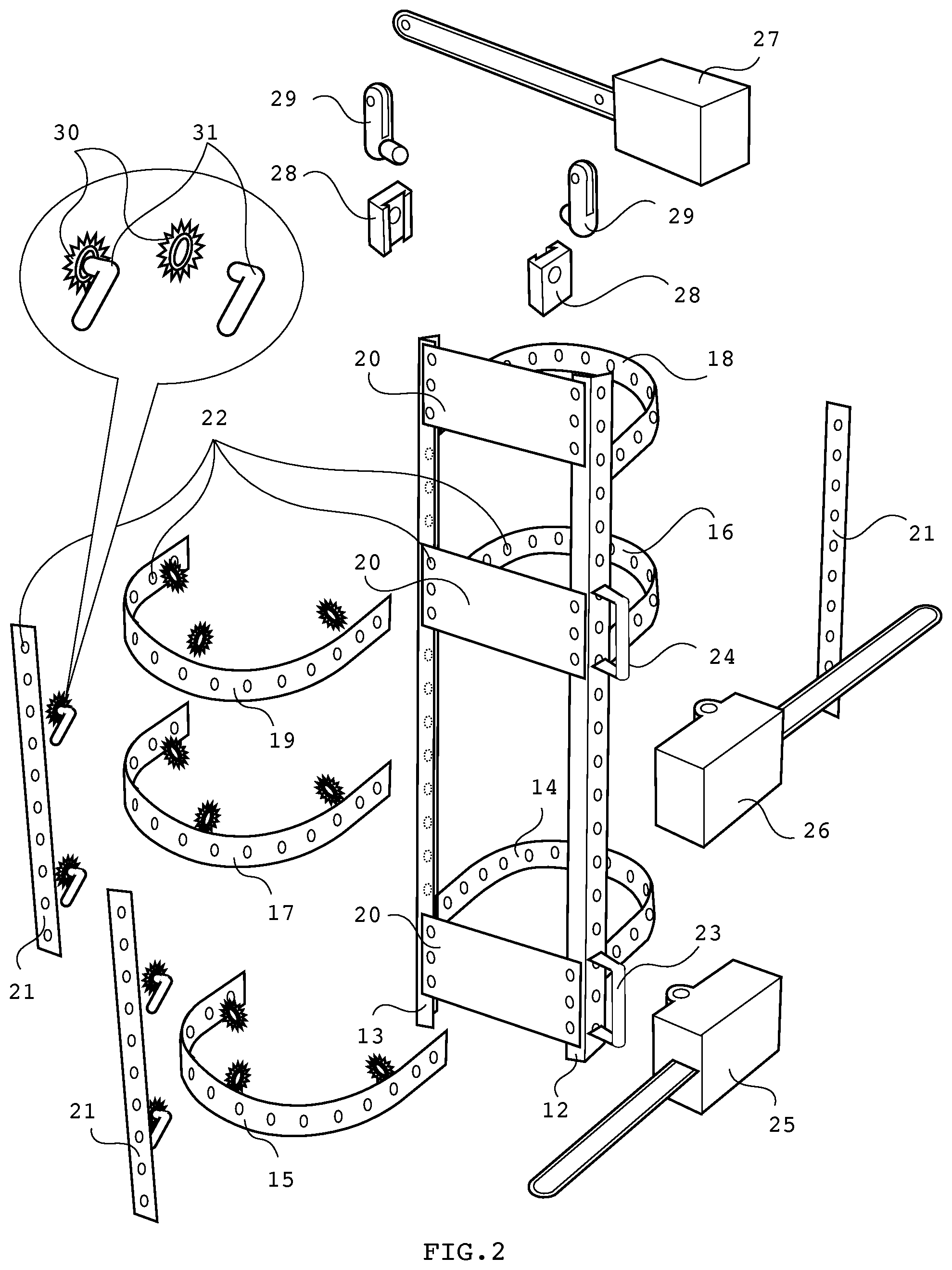 Patent US11771019 Figure 2 – Vertical tree felling method and apparatus