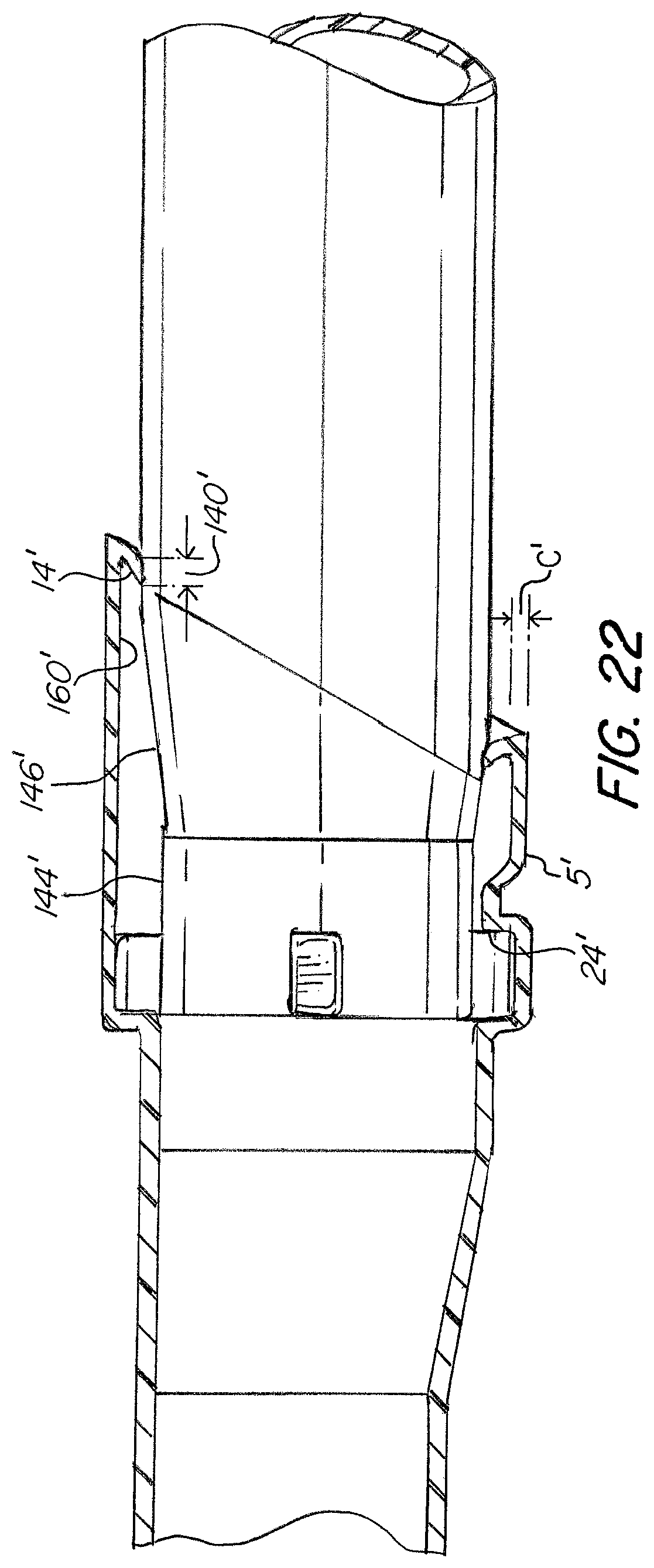 Patent US11771022 Figure 16 – Sealed connection for fluid conduit parts