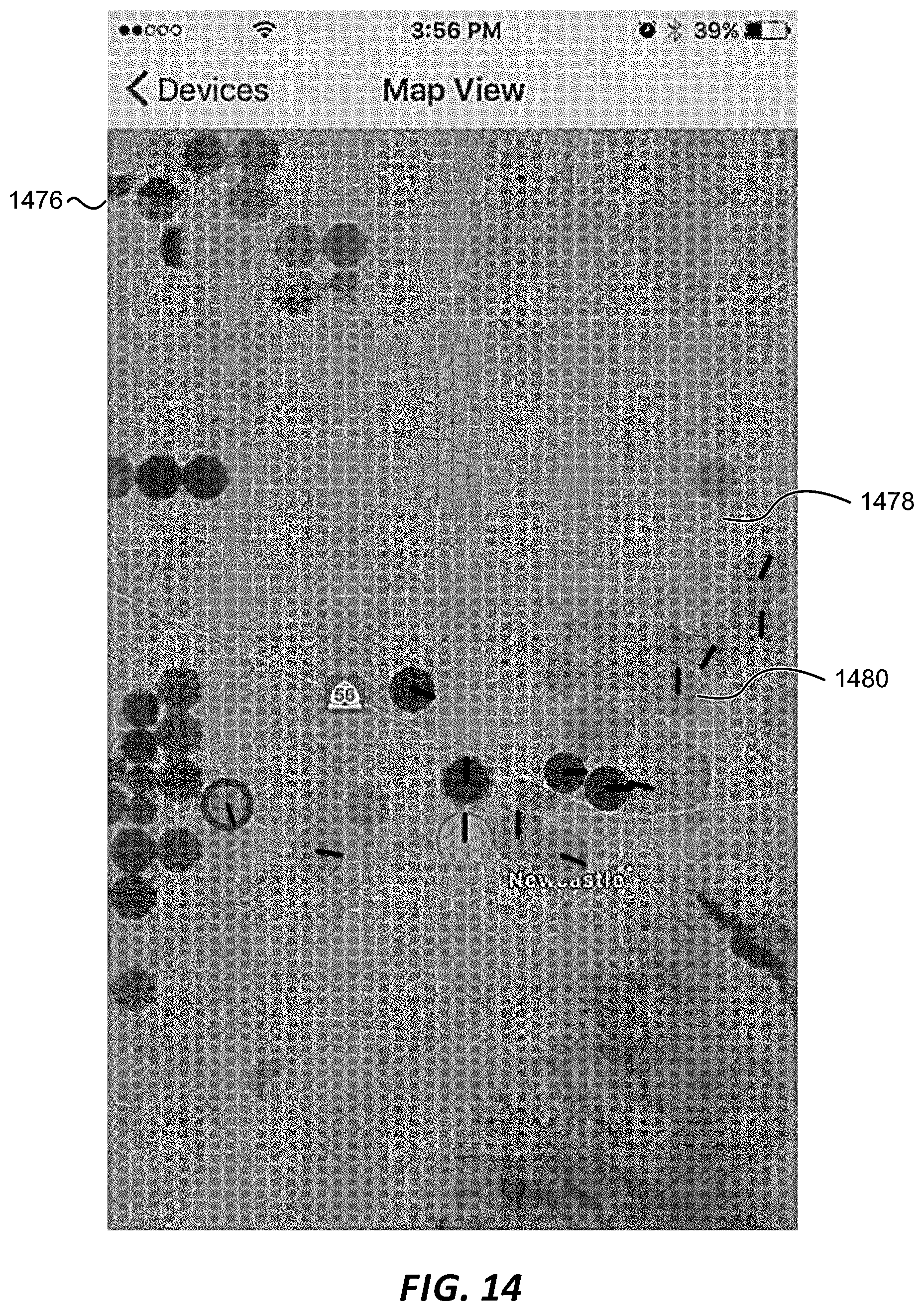 Patent US11771023 Figure 14 – Systems and methods for controlling center pivot irrigation systems