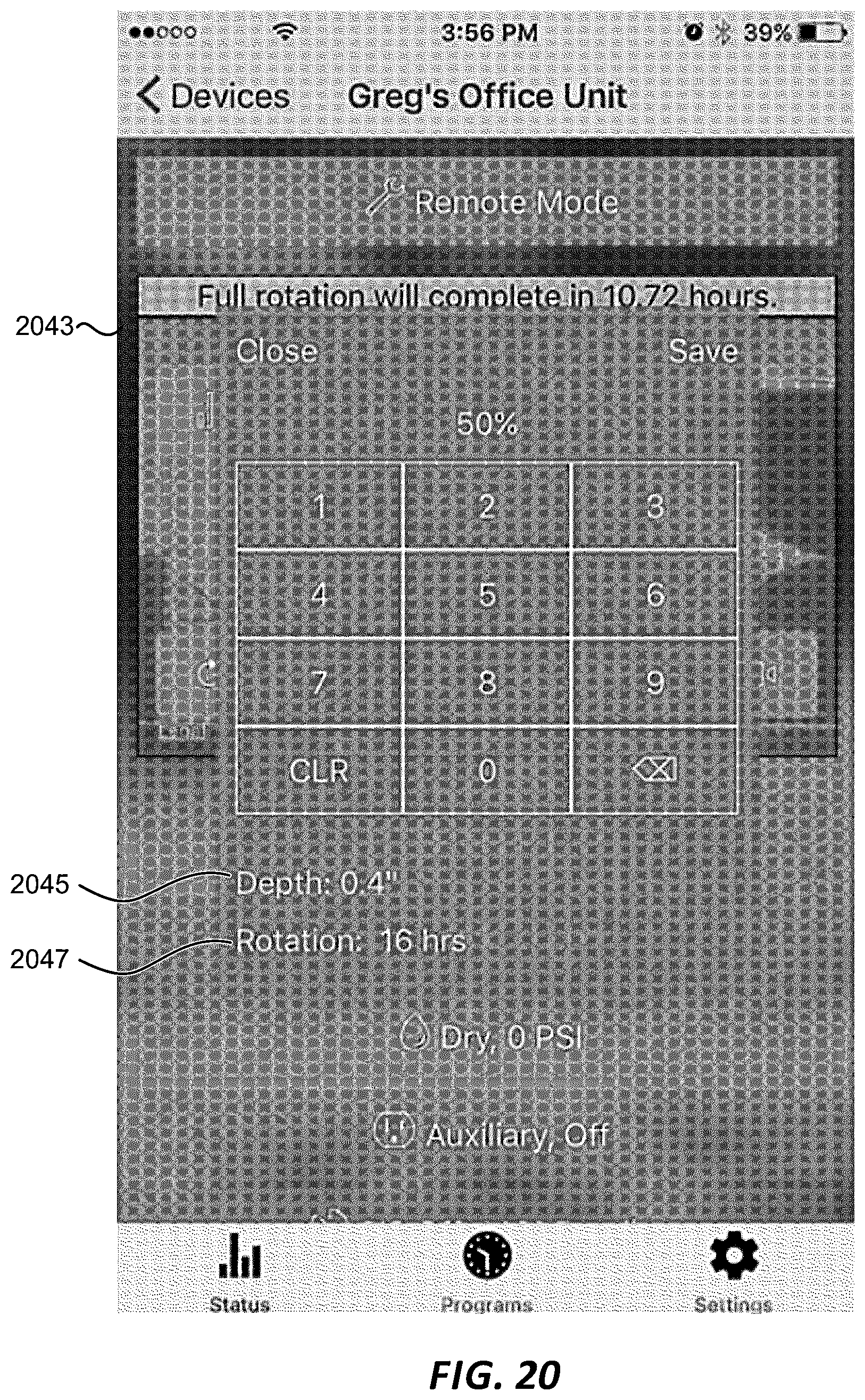 Patent US11771023 Figure 20 – Systems and methods for controlling center pivot irrigation systems