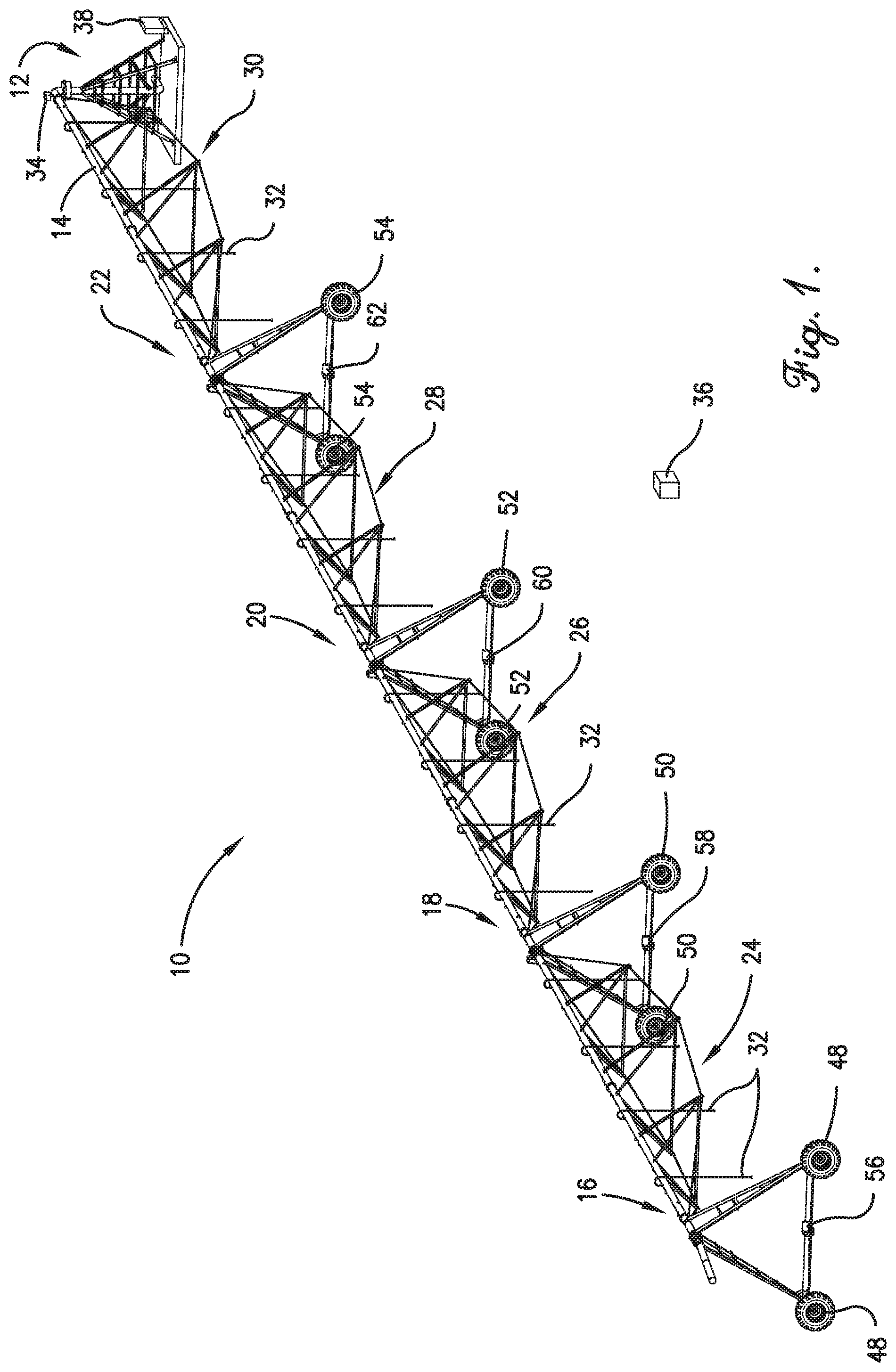 Patent US11771025 Figure 1 – System and method for adjusting irrigation system scheduling based on estimated soil water depletion