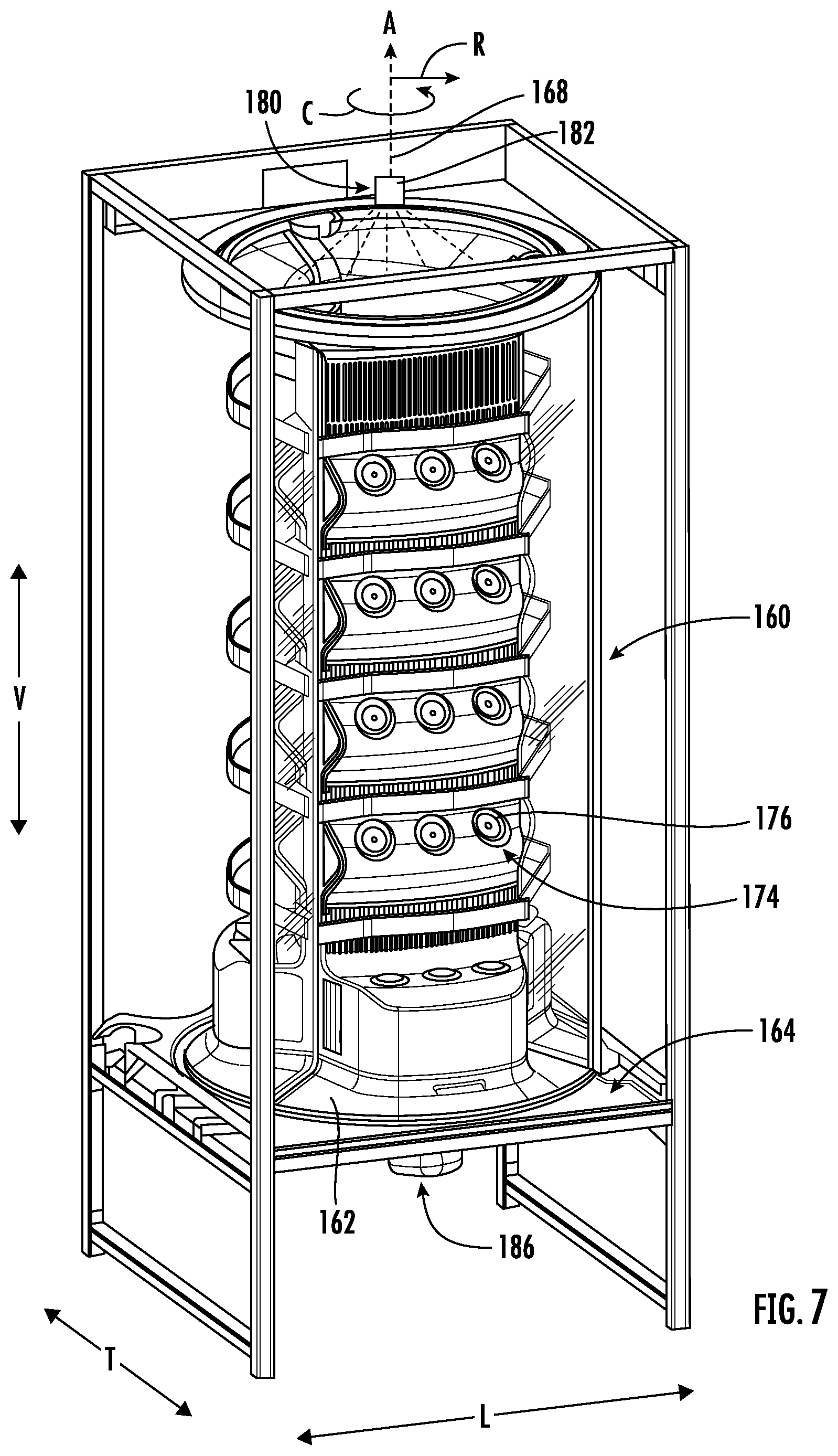 Patent US11771027 Figure 7 – Overflow protection system for a hydration system in an indoor gardening appliance