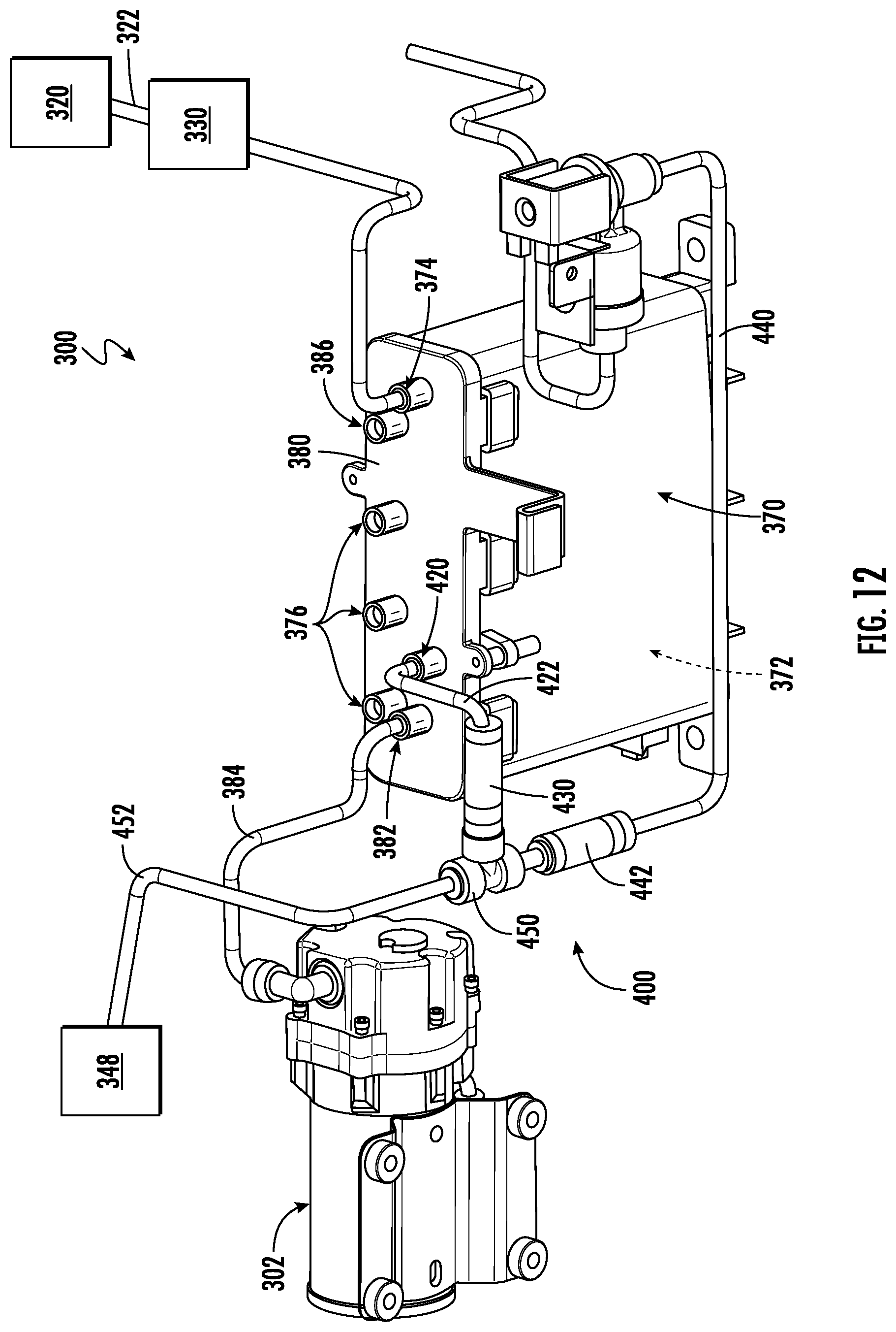 Patent US11771027 Figure 12 – Overflow protection system for a hydration system in an indoor gardening appliance