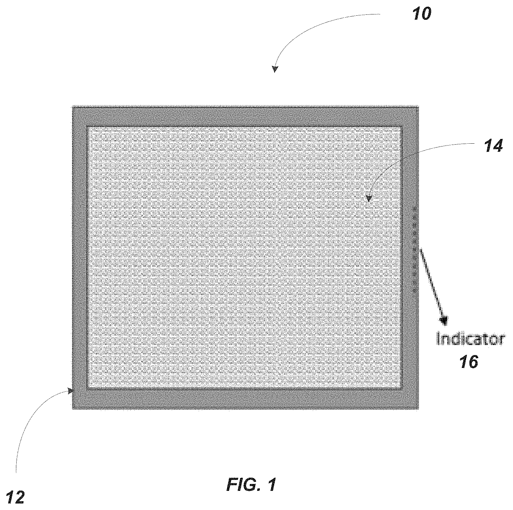 Patent US11771049 Figure 1 – Disposable absorbent pad and method of disposing of the same