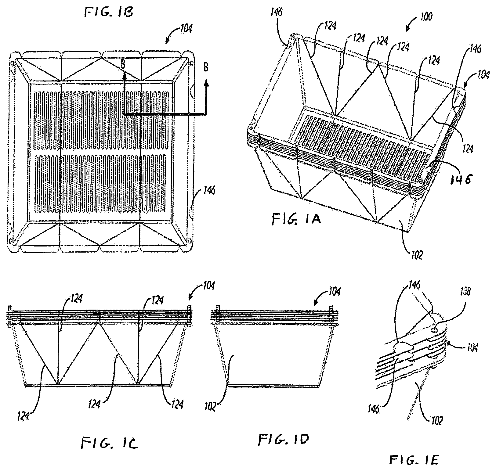 Patent US11771050 Figure 1 – Disposable kitty litter box