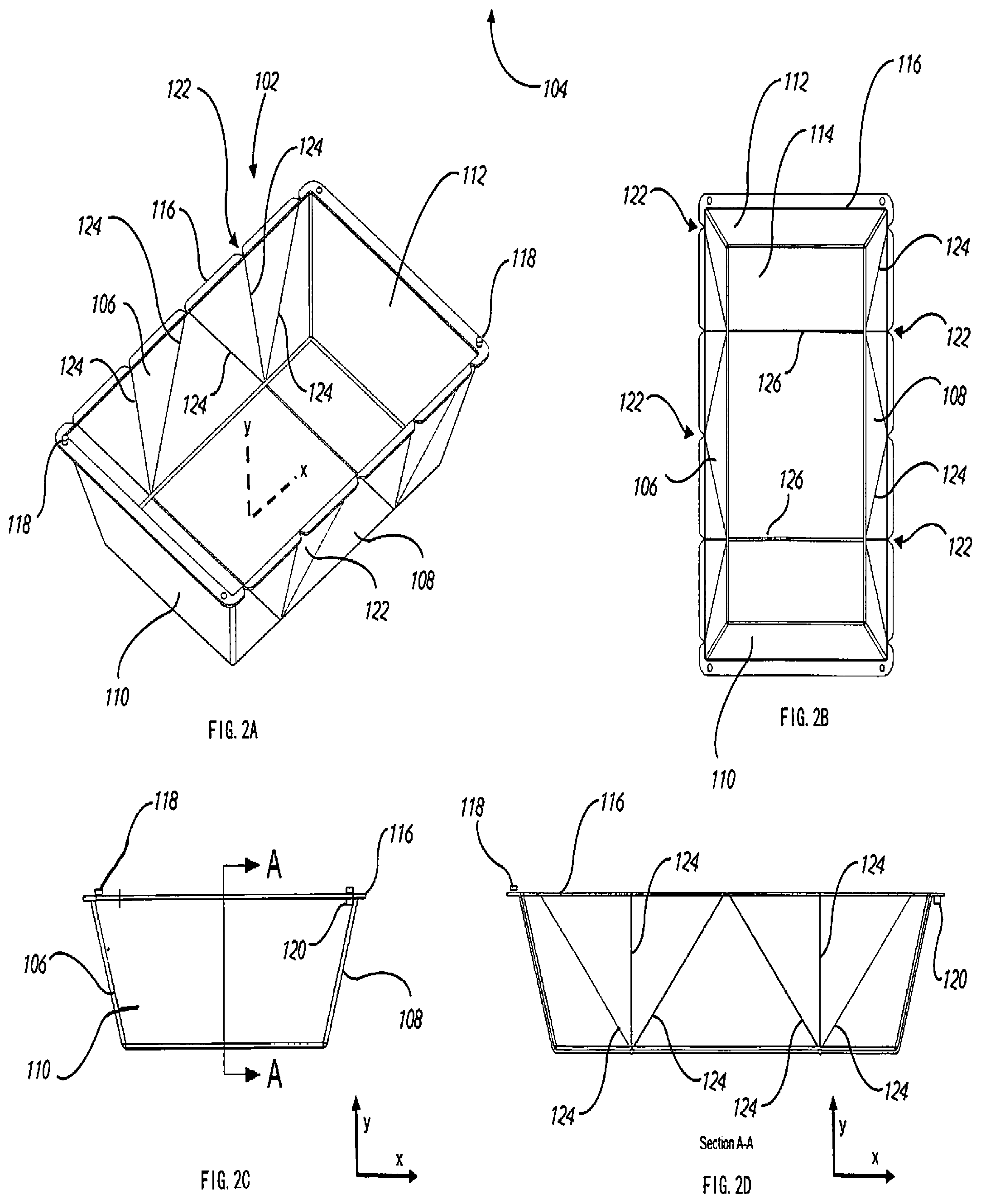 Patent US11771050 Figure 3 – Disposable kitty litter box