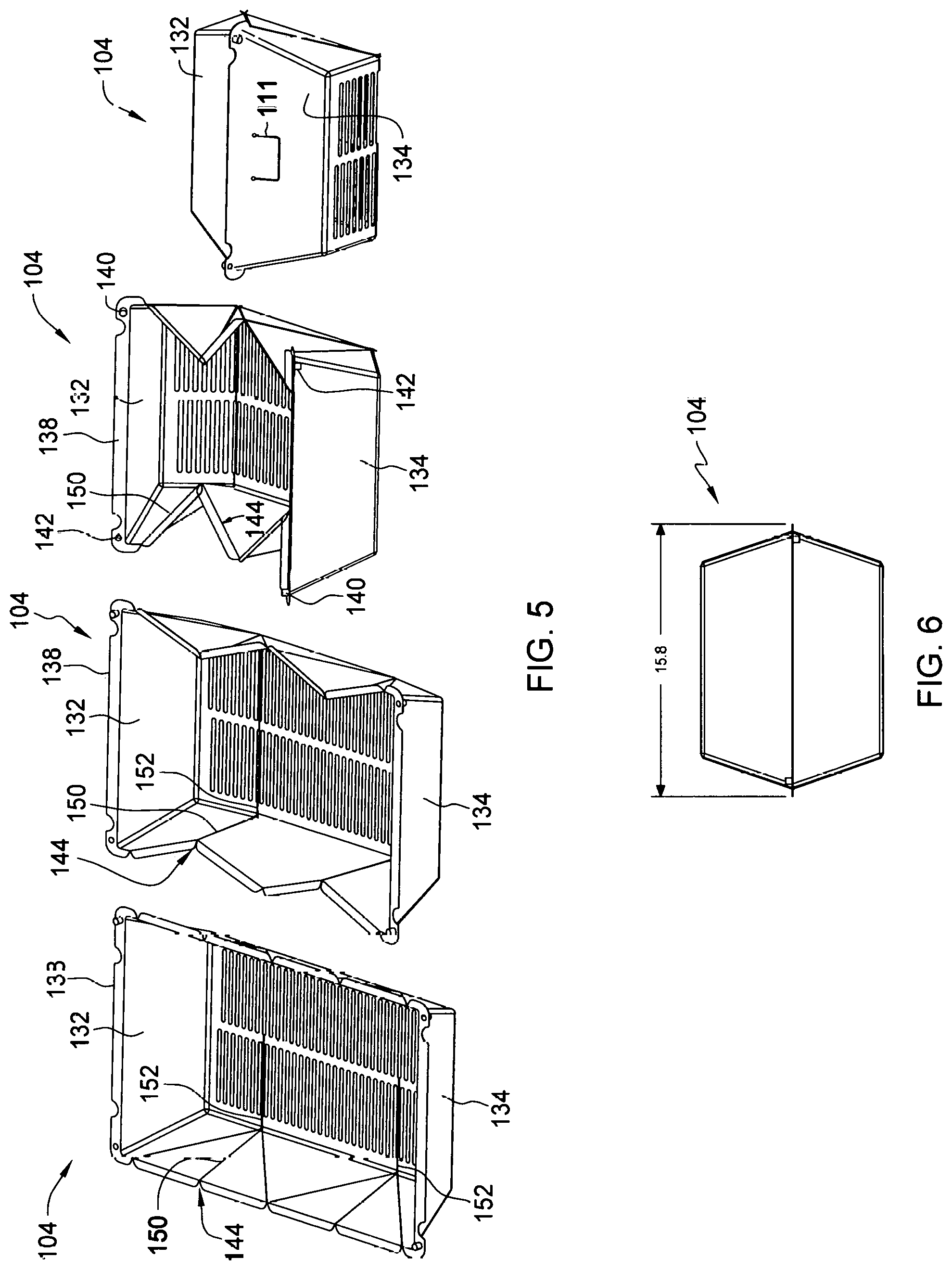 Patent US11771050 Figure 6 – Disposable kitty litter box