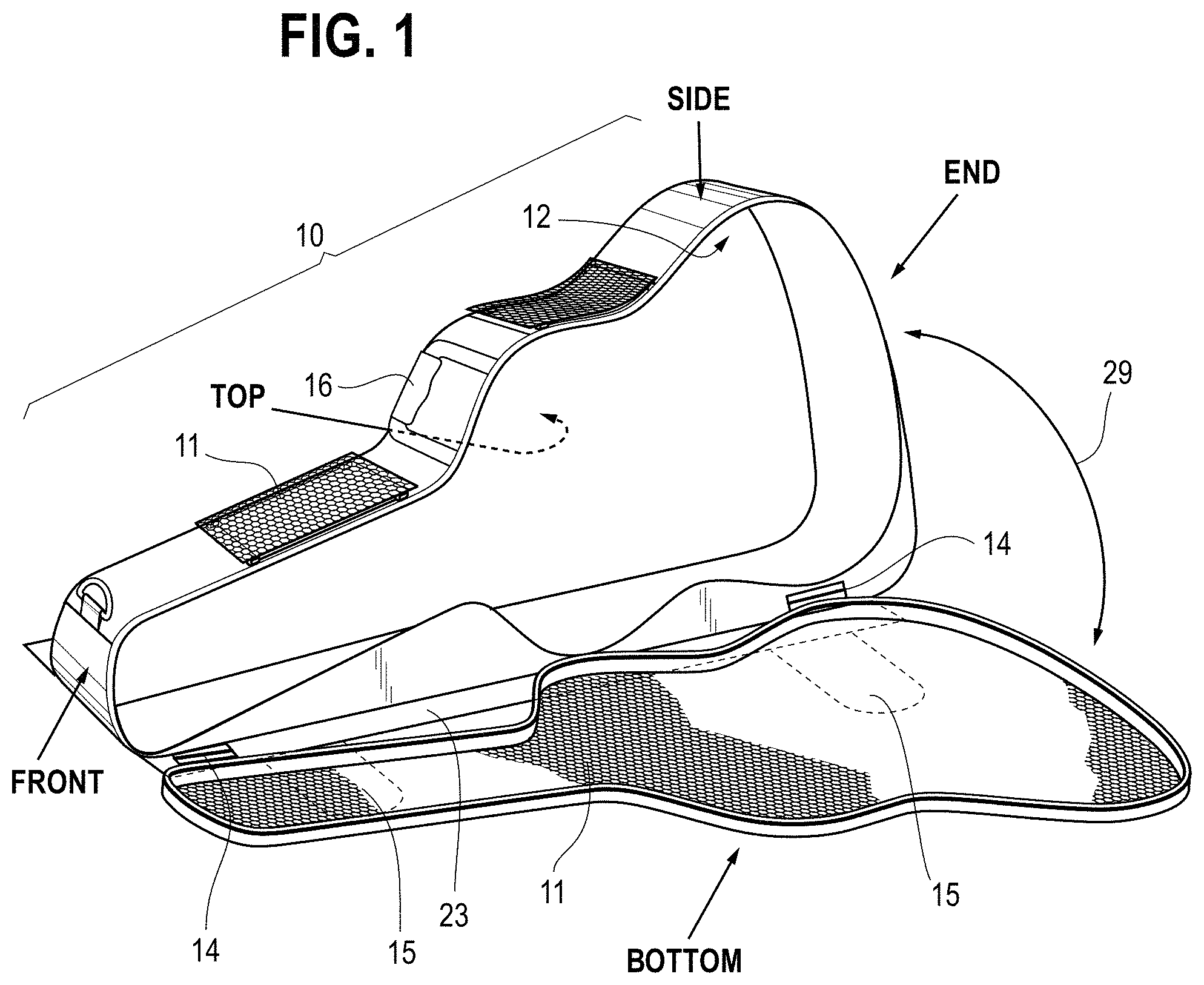 Patent US11771051 — Combination pet carrier and pet bed — Figure 1