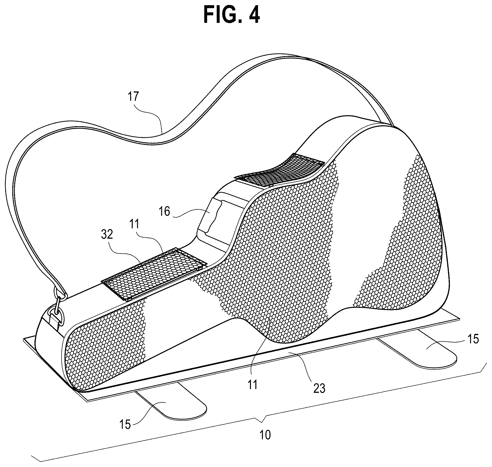 Patent US11771051 Figure 3 – Combination pet carrier and pet bed