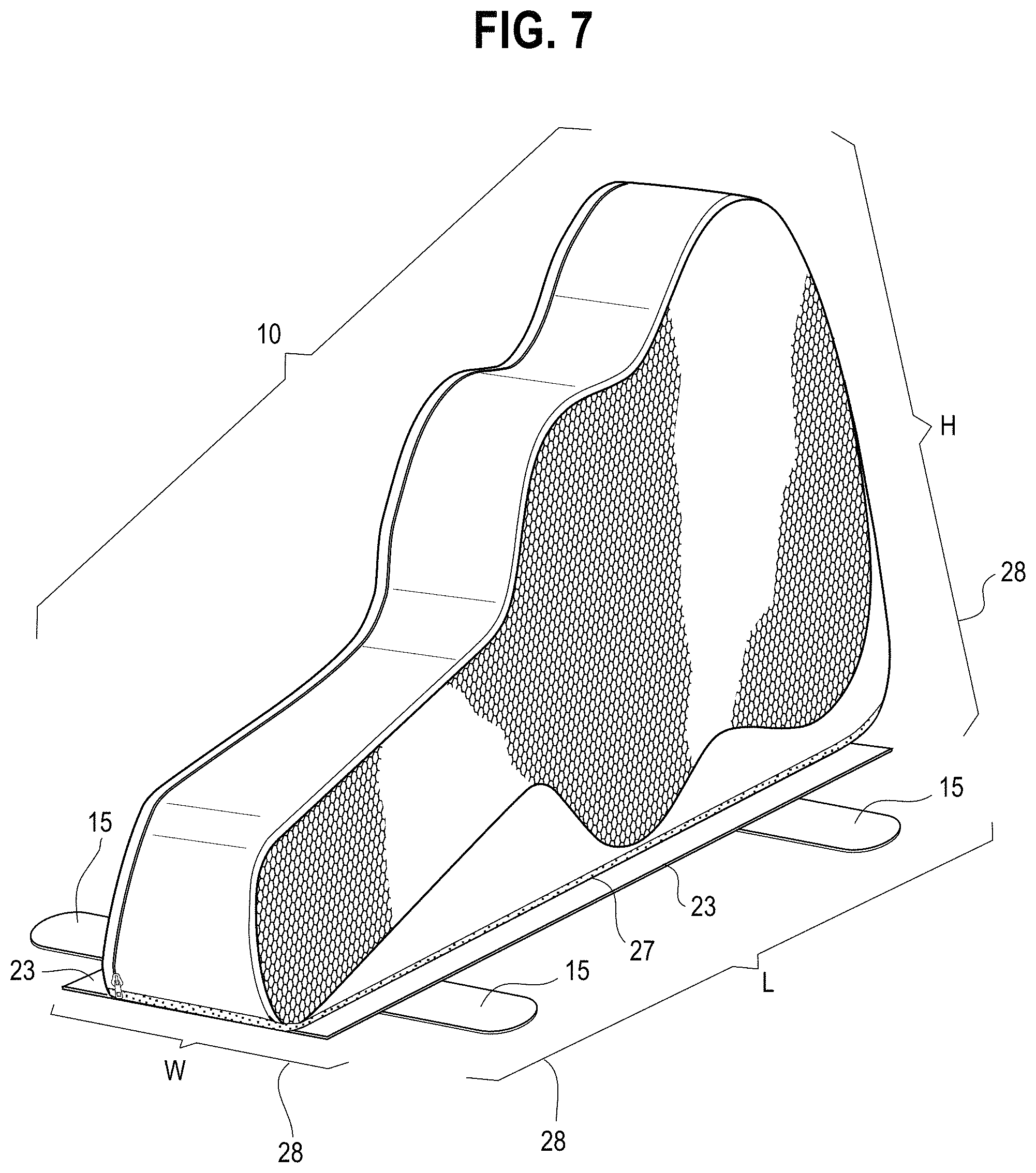 Patent US11771051 Figure 5 – Combination pet carrier and pet bed