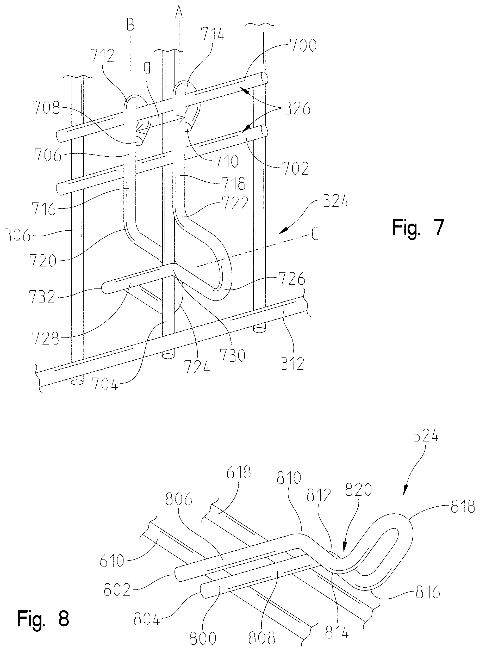 Patent US11771053 Figure 7 – Animal crate assembly