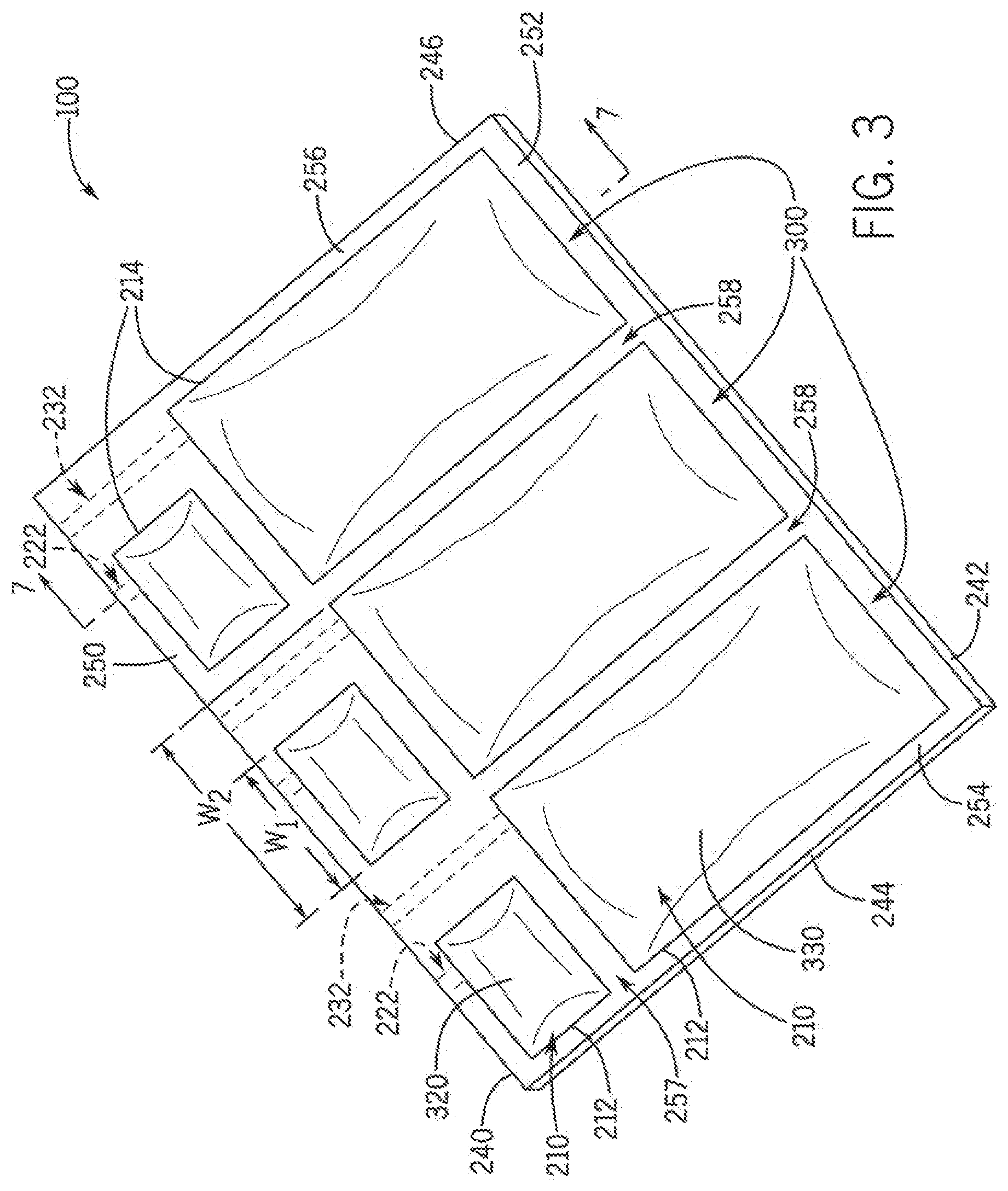 Patent US11771054 Figure 3 – Animal bed having dual independent support chambers
