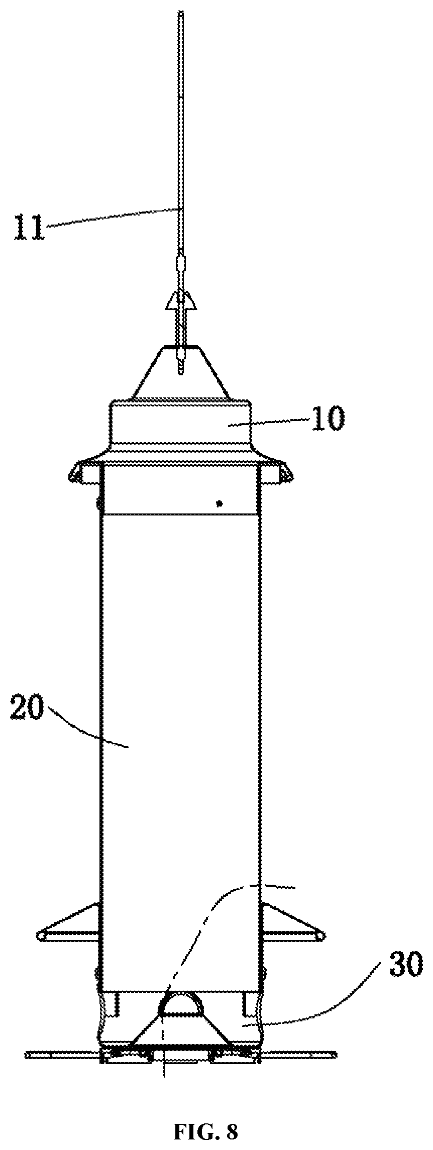Patent US11771063 Figure 8 – Bird feeder preventing food from being stolen