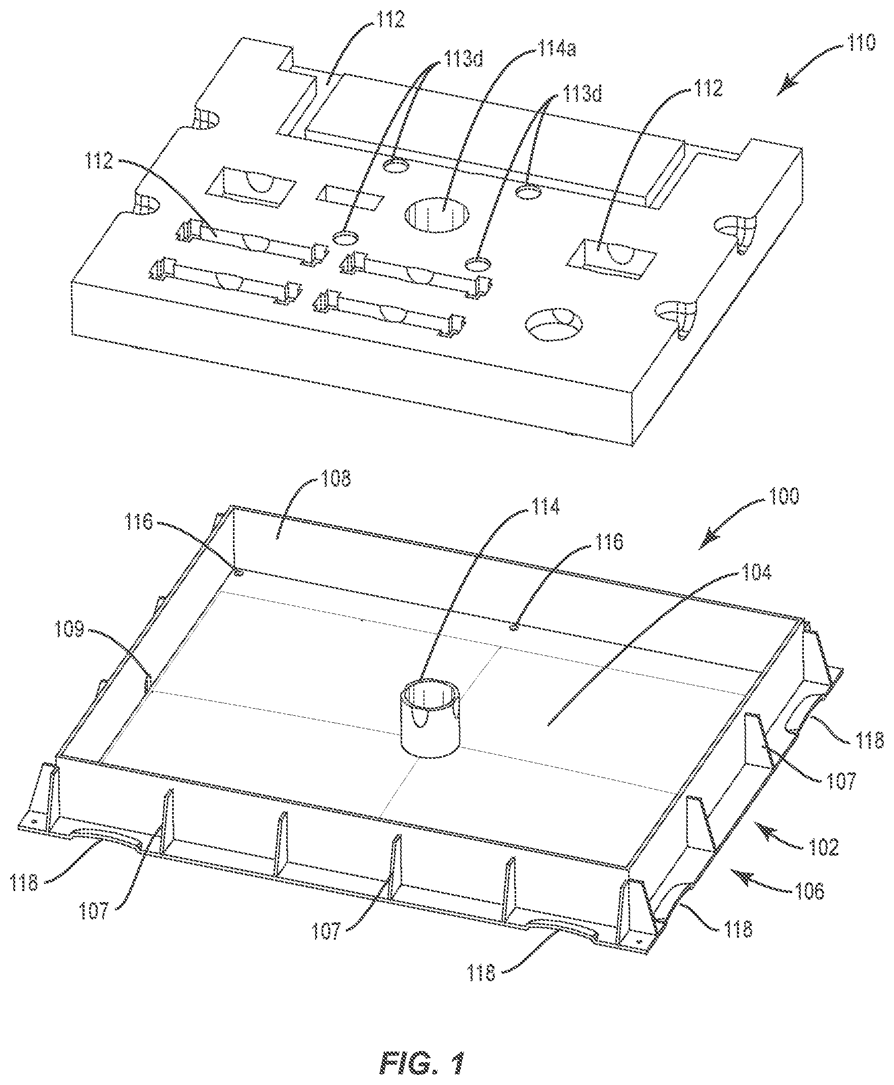 Patent US11771064 Figure 1 – Universal inner cover for a beehive
