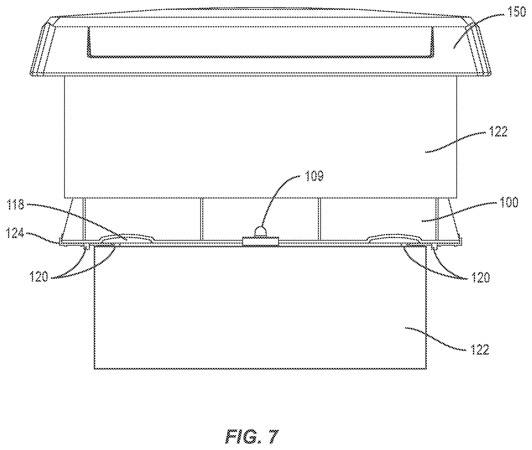 Patent US11771064 Figure 7 – Universal inner cover for a beehive