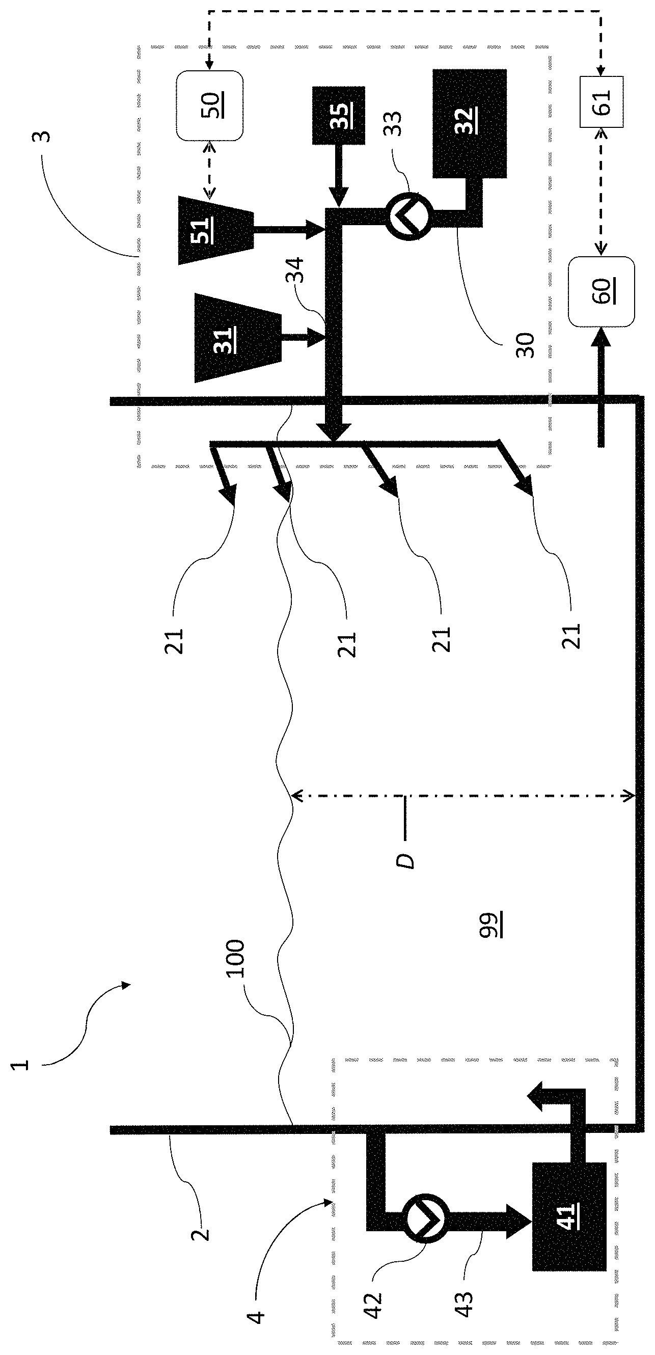 Patent US11771066 Figure 1 – Method for raising fish in a recirculated aquaculture system
