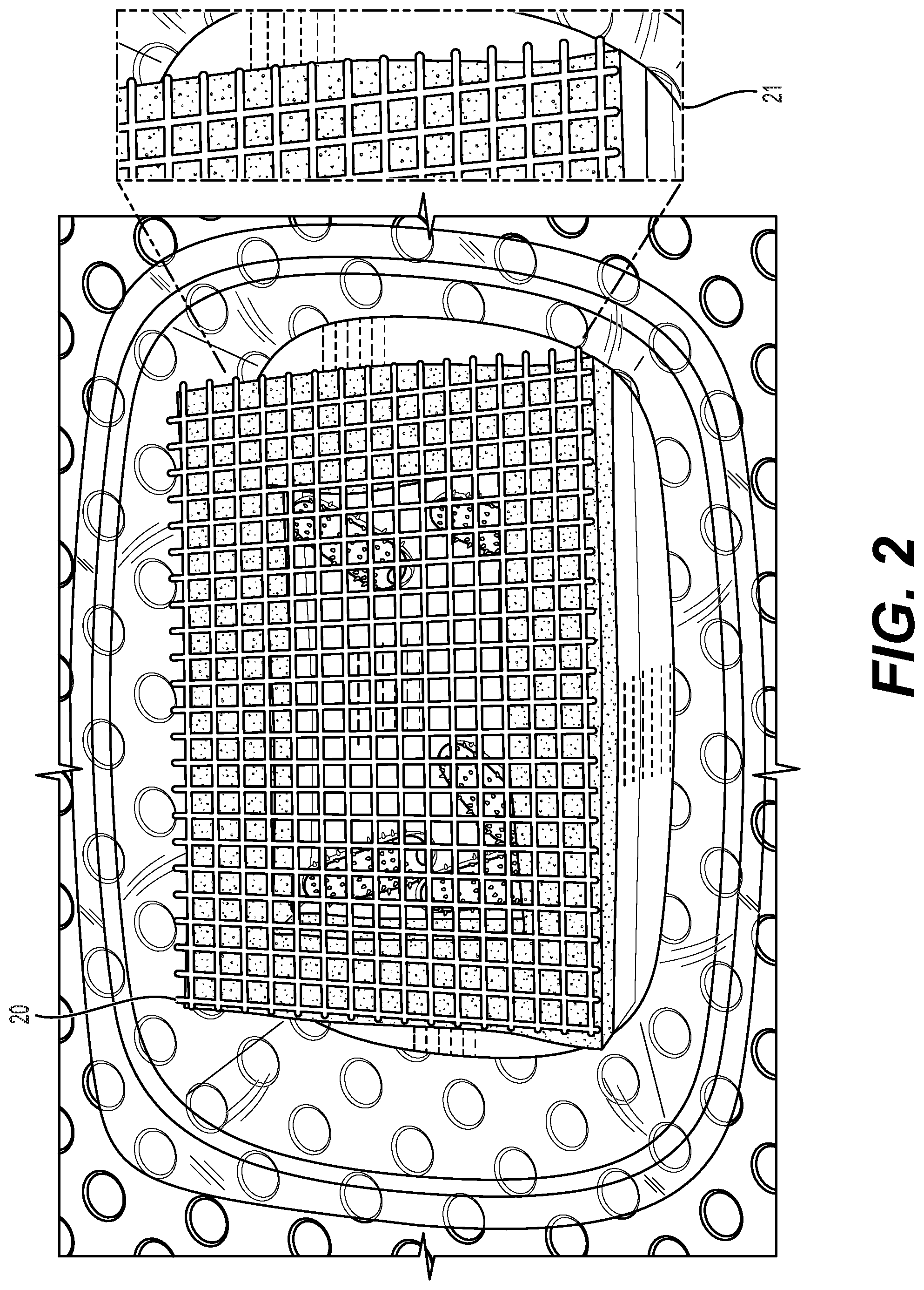 Patent US11771070 Figure 2 – In vitro feeding system for growing Oestridae larvae