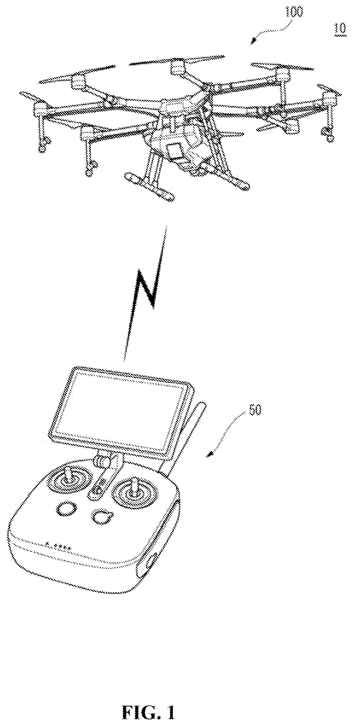 Patent US11771076 Figure 1 – Flight control method, information processing device, program and recording medium
