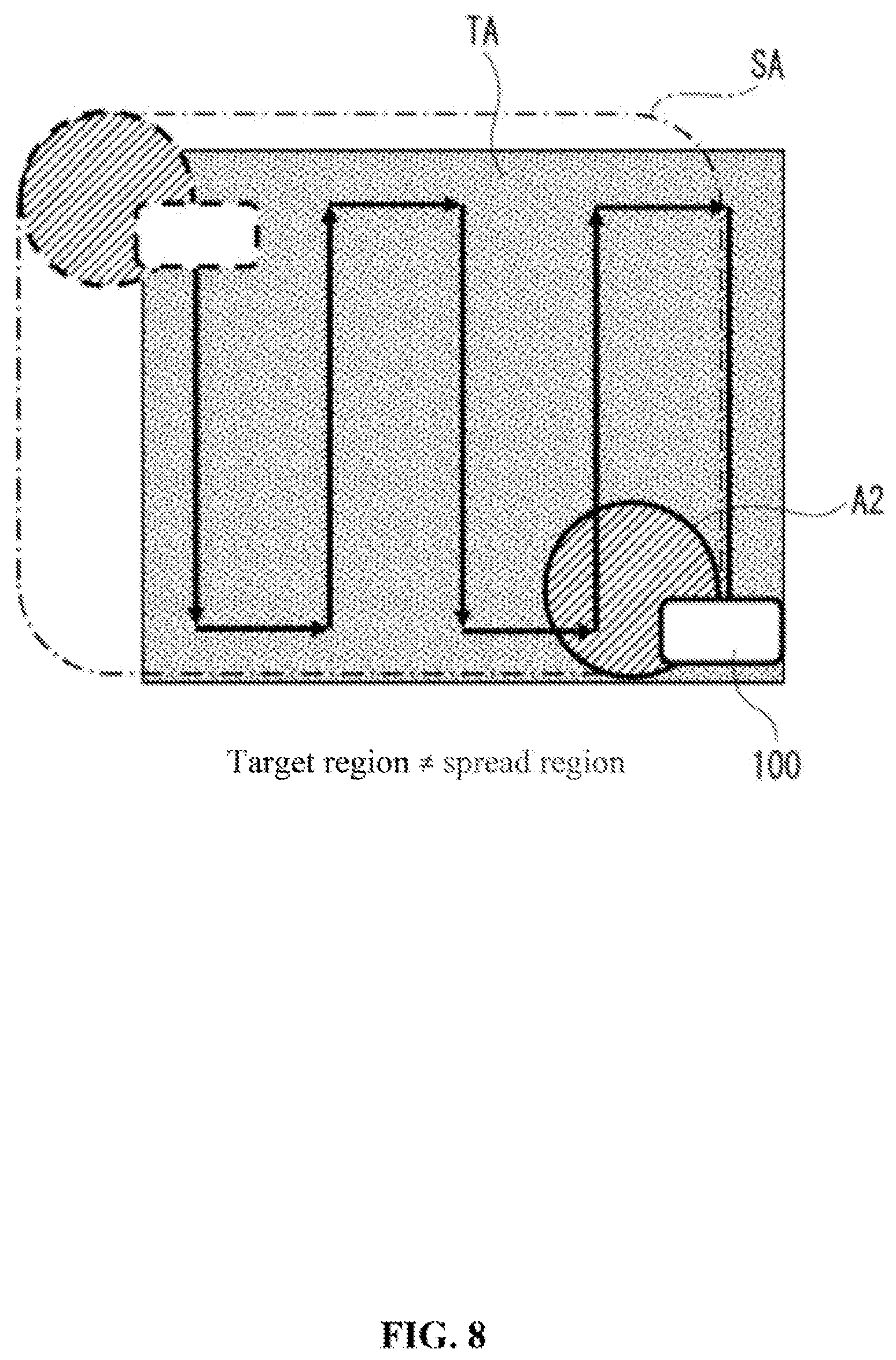 Patent US11771076 Figure 8 – Flight control method, information processing device, program and recording medium