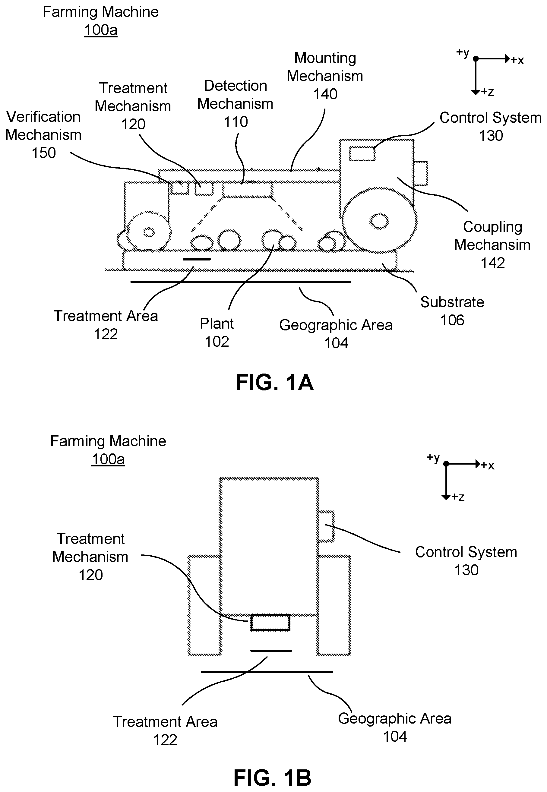 Patent US11771077 Figure 1 – Identifying and avoiding obstructions using depth information in a single image
