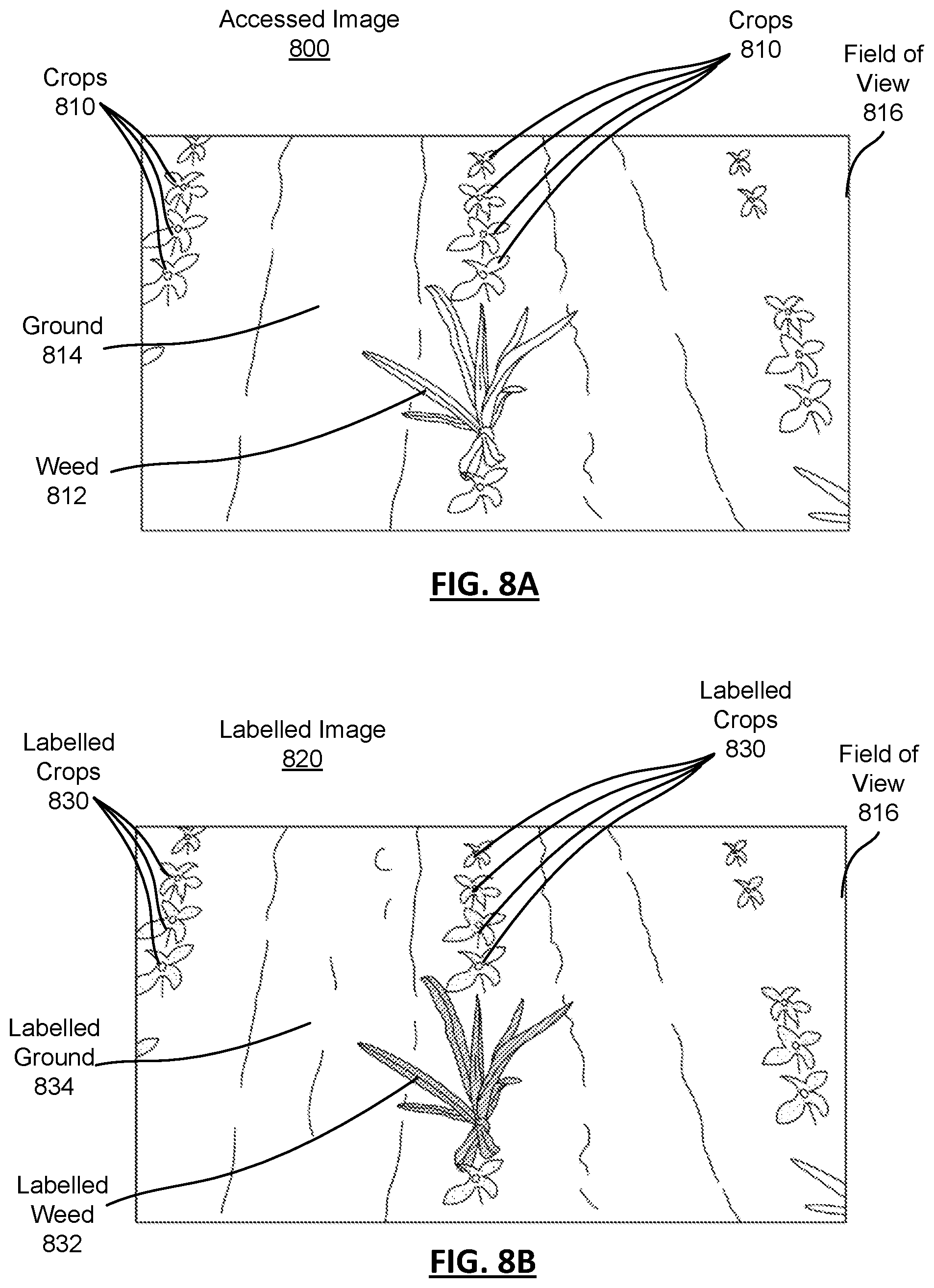 Patent US11771077 Figure 13 – Identifying and avoiding obstructions using depth information in a single image