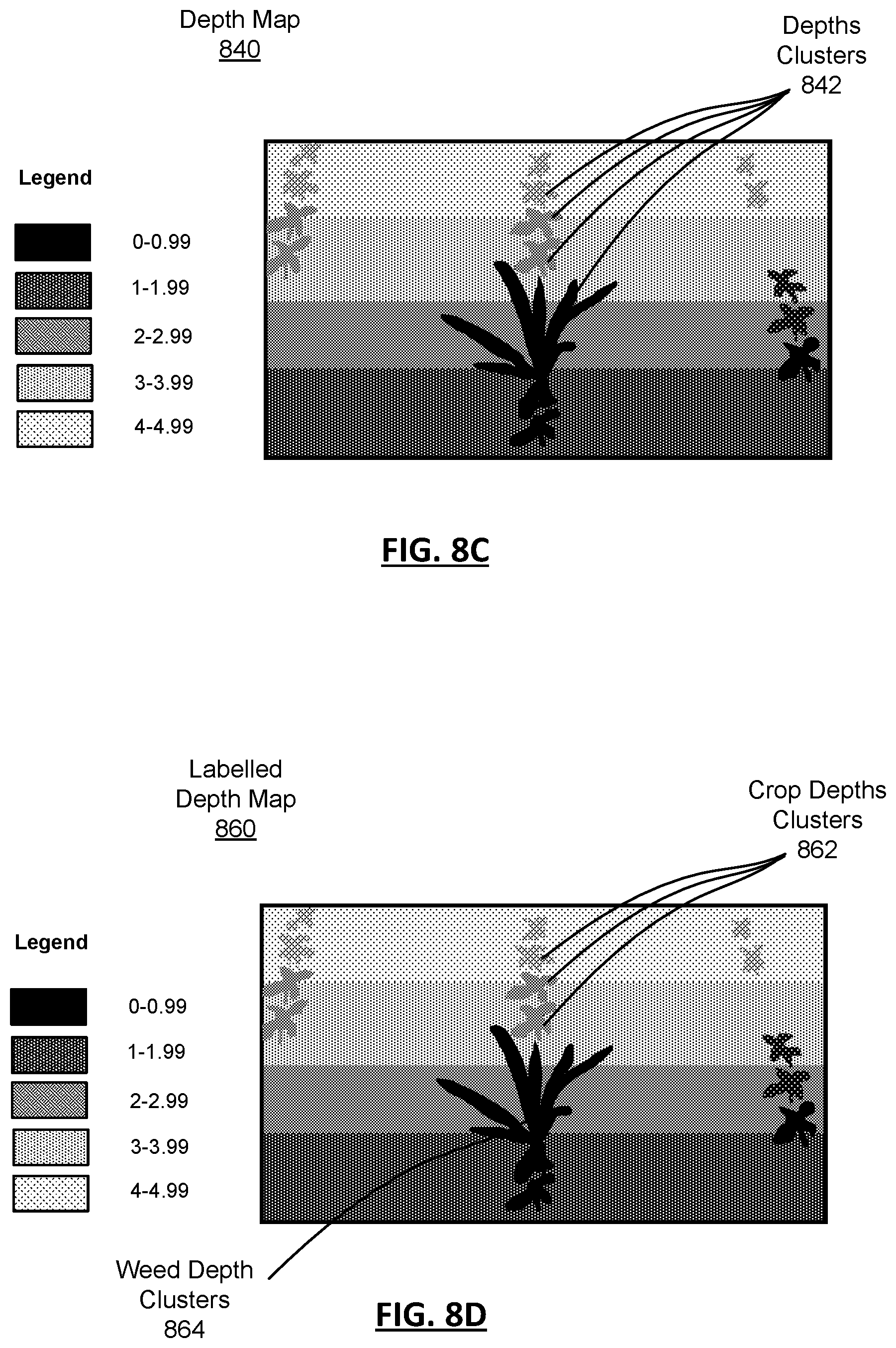 Patent US11771077 Figure 14 – Identifying and avoiding obstructions using depth information in a single image