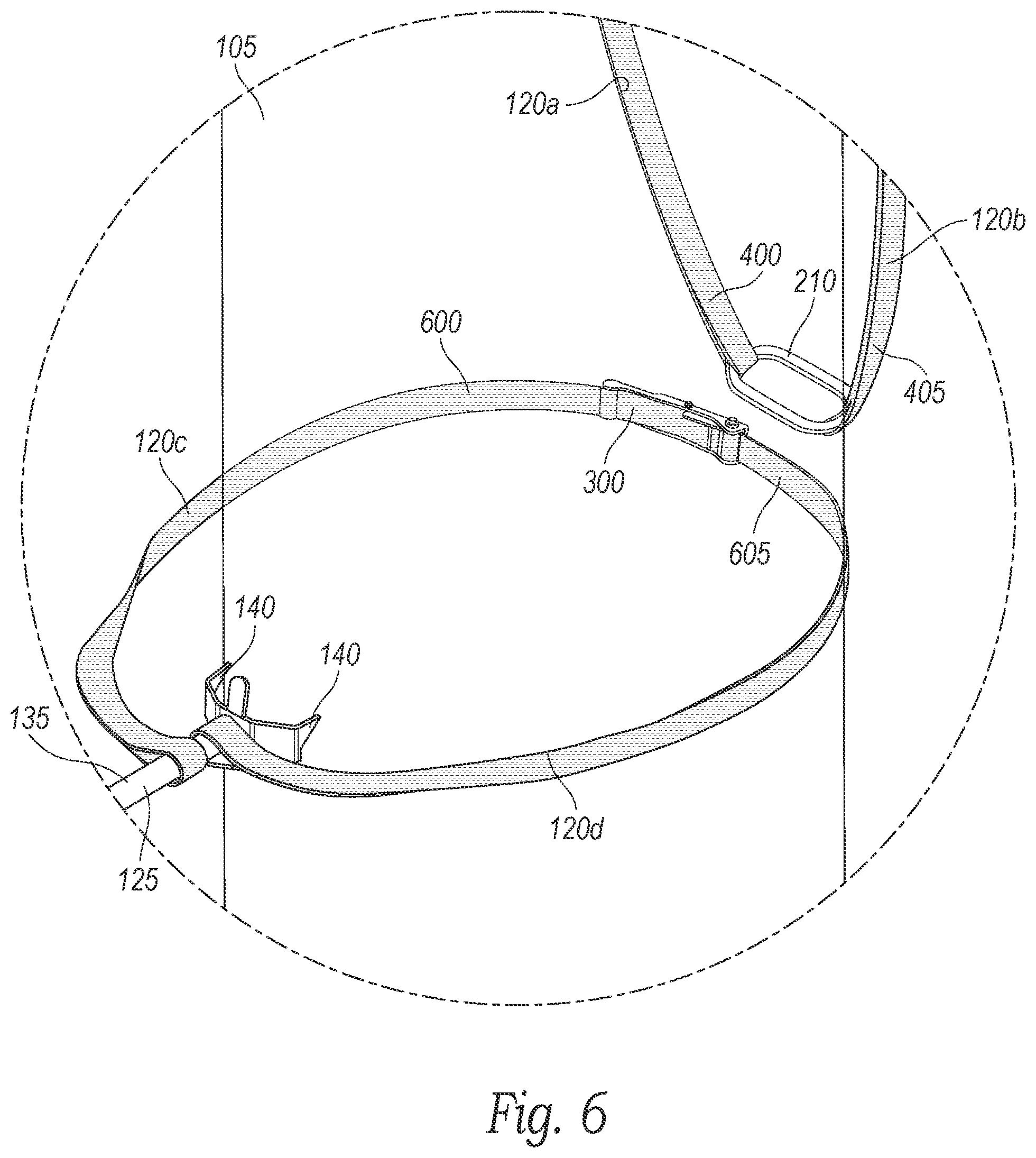 Patent US11771080 Figure 6 – Ladder stand